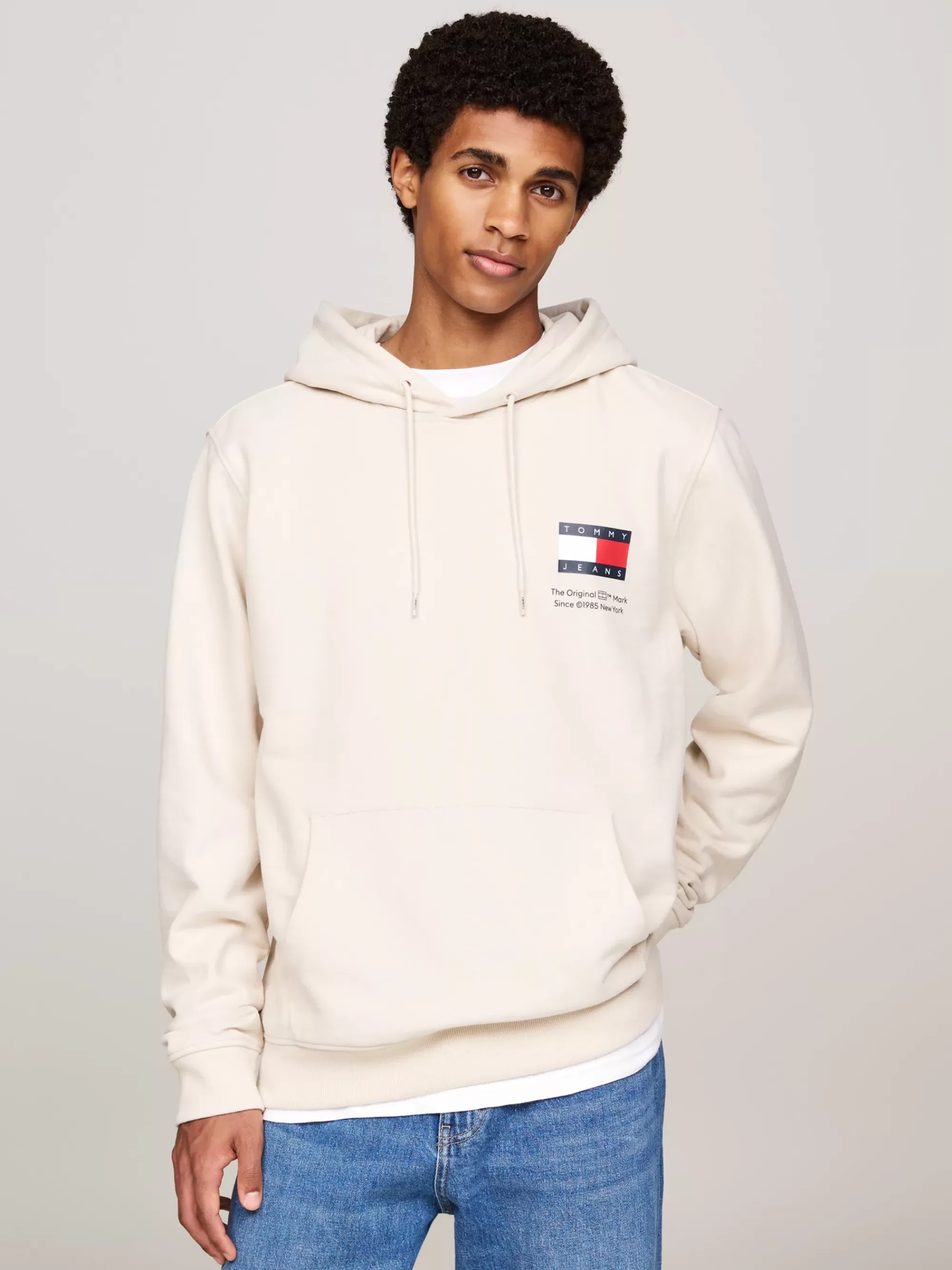 Sweatshirts & Hoodies*Tommy Hilfiger Hoodie Met Trekkoord En Logo NEWSPRINT