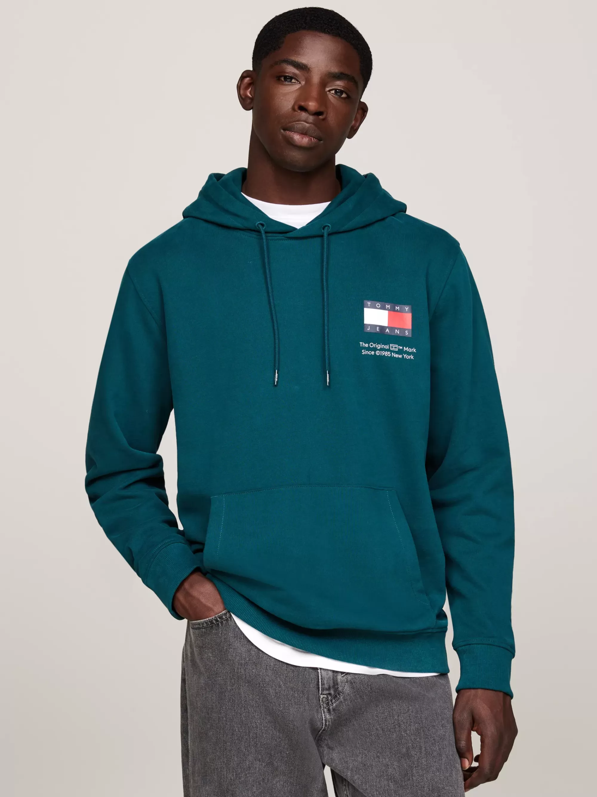 Sweatshirts & Hoodies*Tommy Hilfiger Hoodie Met Trekkoord En Logo DEEP SEAWATER