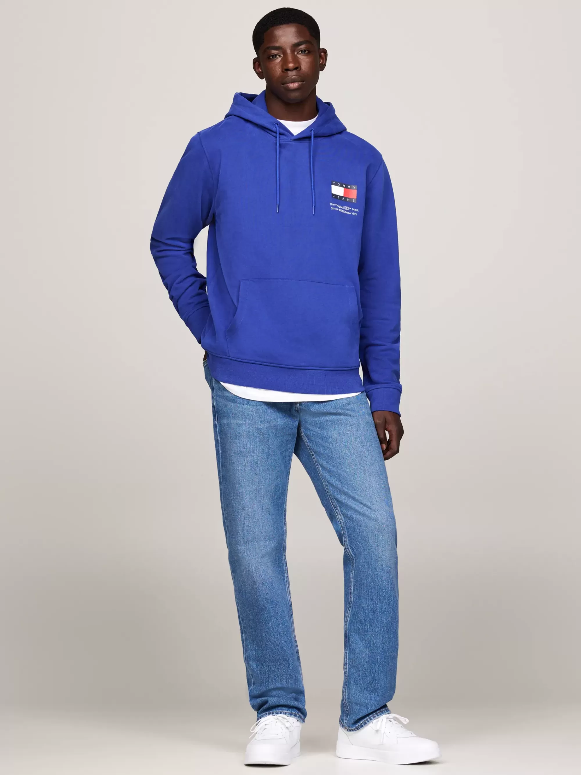 Sweatshirts & Hoodies*Tommy Hilfiger Hoodie Met Trekkoord En Logo BRIGHT BLUE