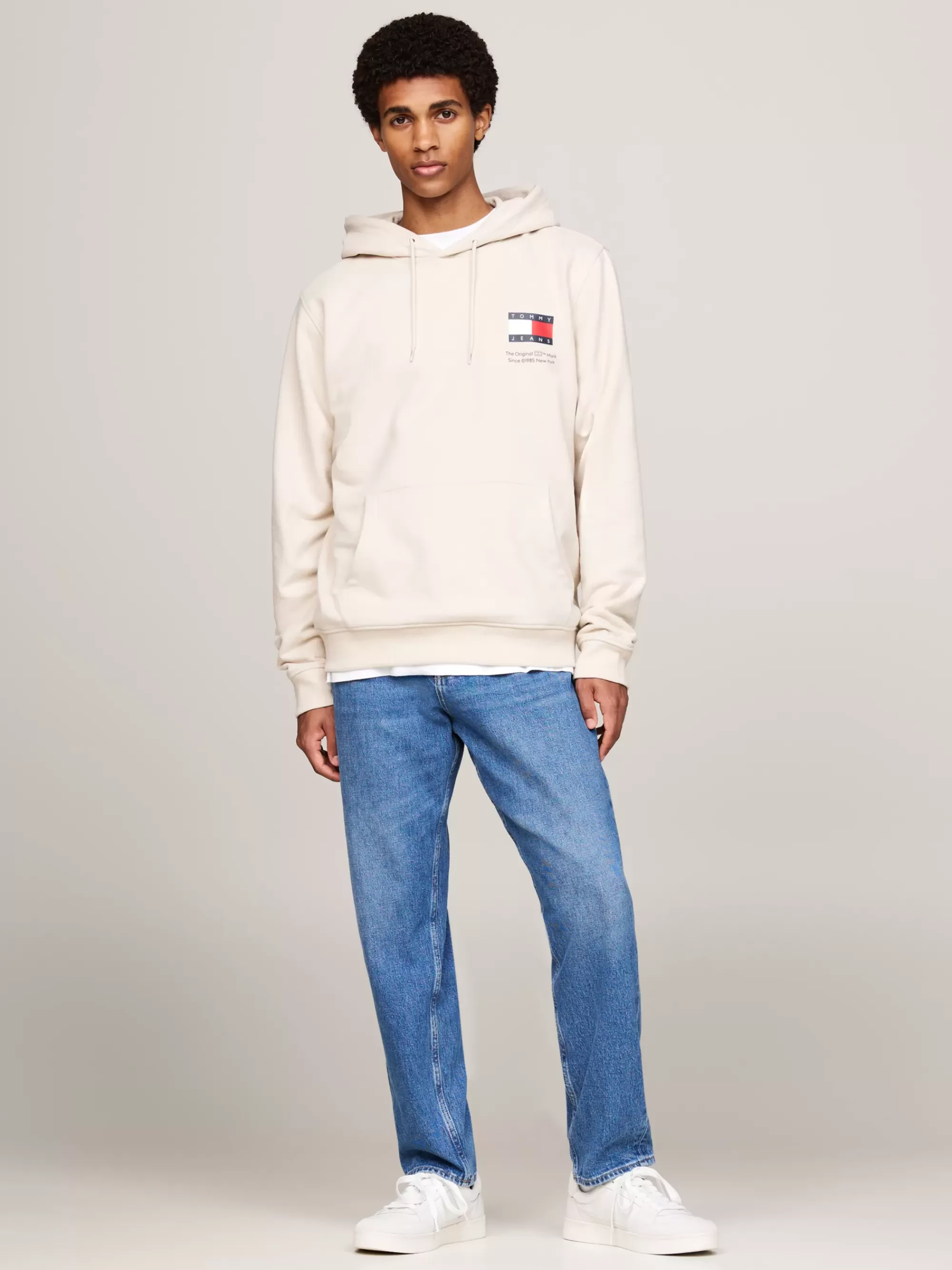 Sweatshirts & Hoodies*Tommy Hilfiger Hoodie Met Trekkoord En Logo NEWSPRINT