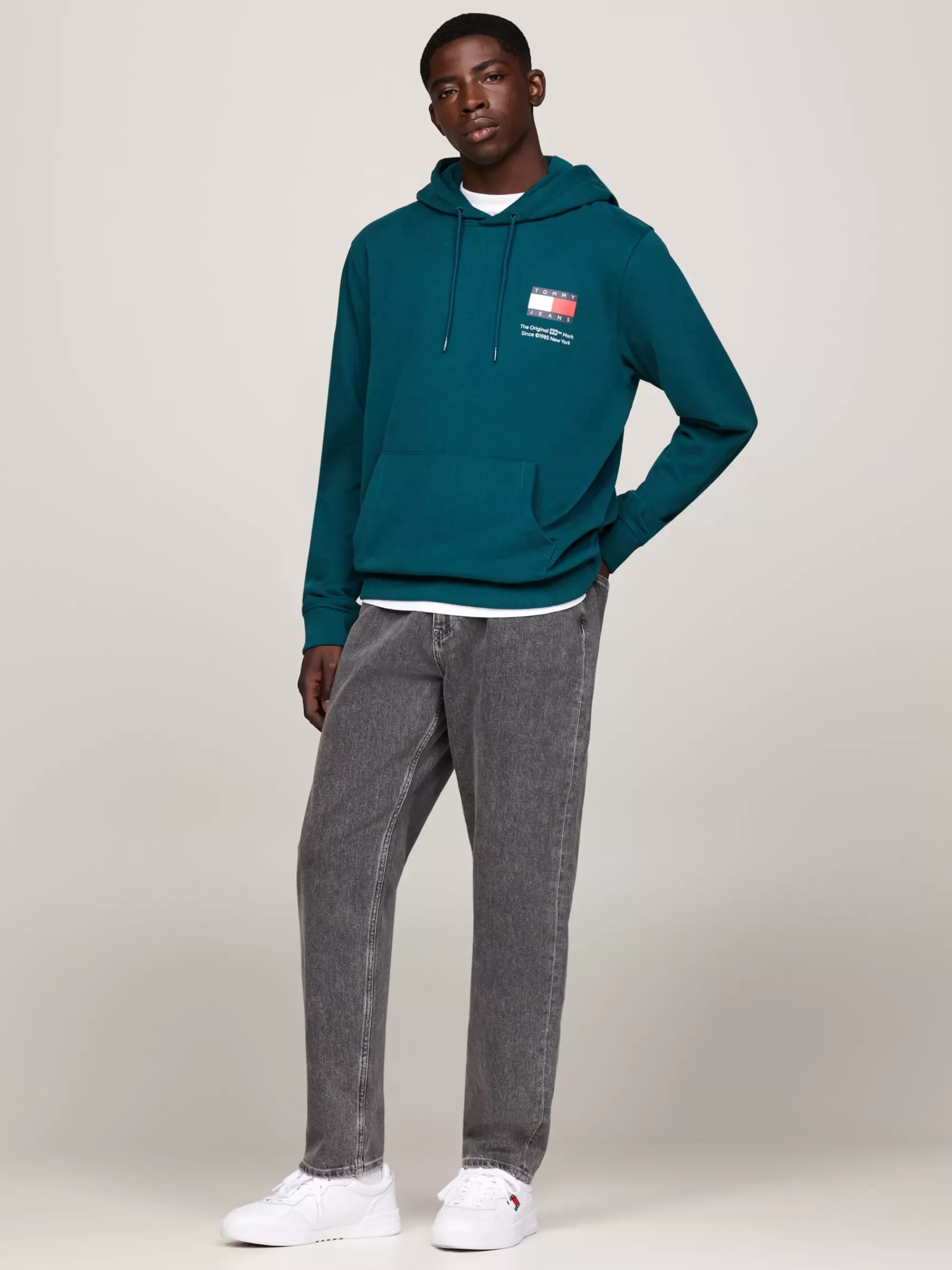 Sweatshirts & Hoodies*Tommy Hilfiger Hoodie Met Trekkoord En Logo DEEP SEAWATER