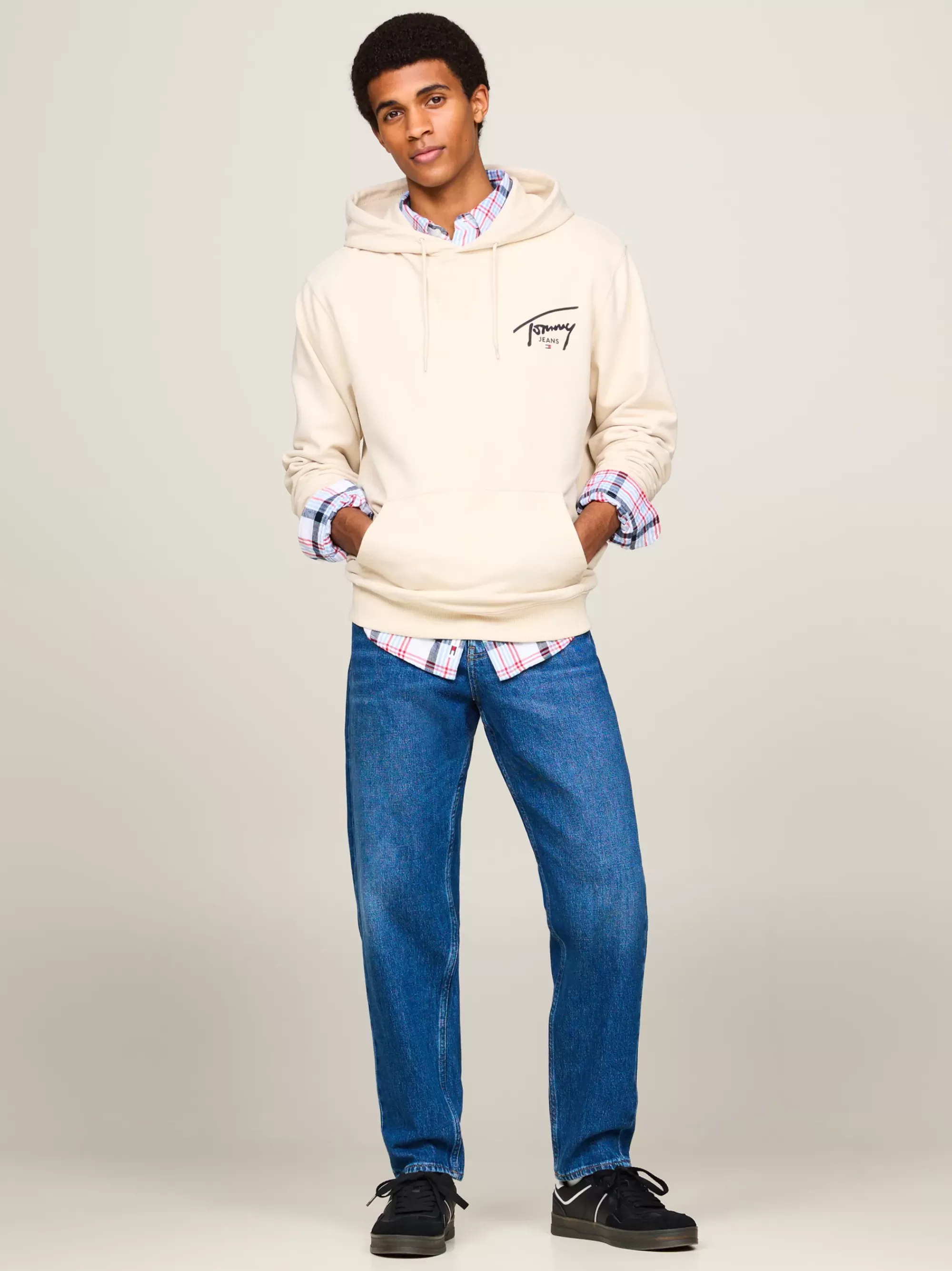 Plus Size Kleding & Inclusieve Maten | Sweatshirts & Hoodies*Tommy Hilfiger Hoodie Met Trekkoord En Signature-logo NEWSPRINT