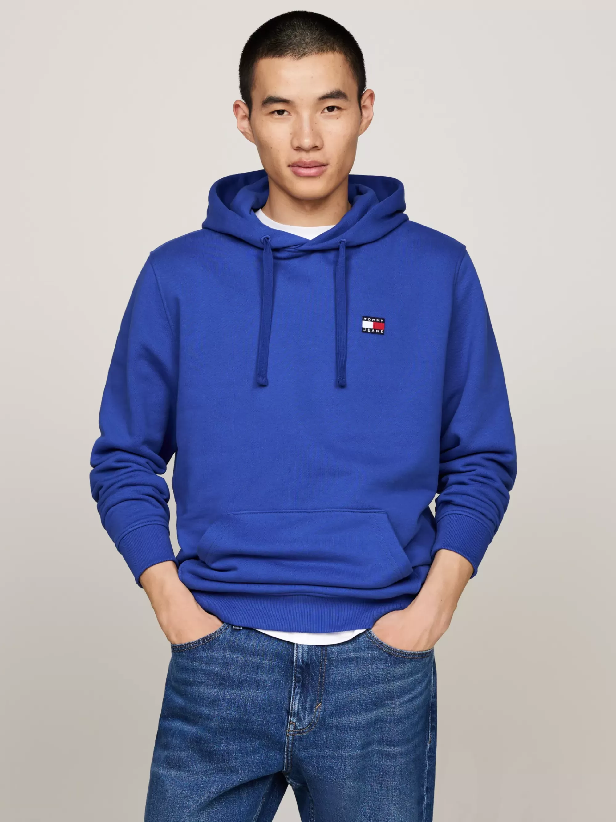 Sweatshirts & Hoodies*Tommy Hilfiger Hoodie Met Trekkoord En Tommy-badge BRIGHT BLUE