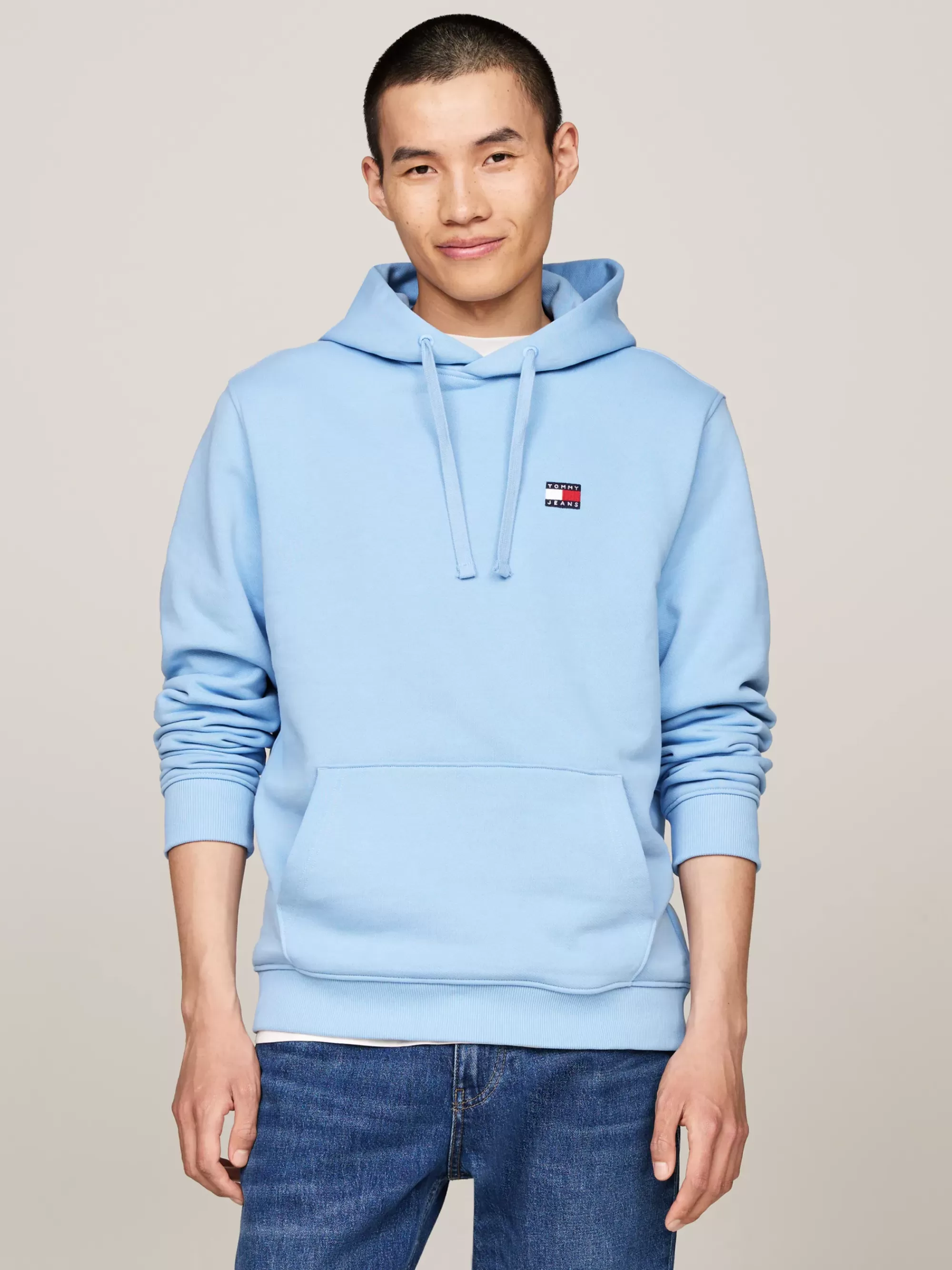 Plus Size Kleding & Inclusieve Maten | Sweatshirts & Hoodies*Tommy Hilfiger Hoodie Met Trekkoord En Tommy-badge WESTSIDE BLUE