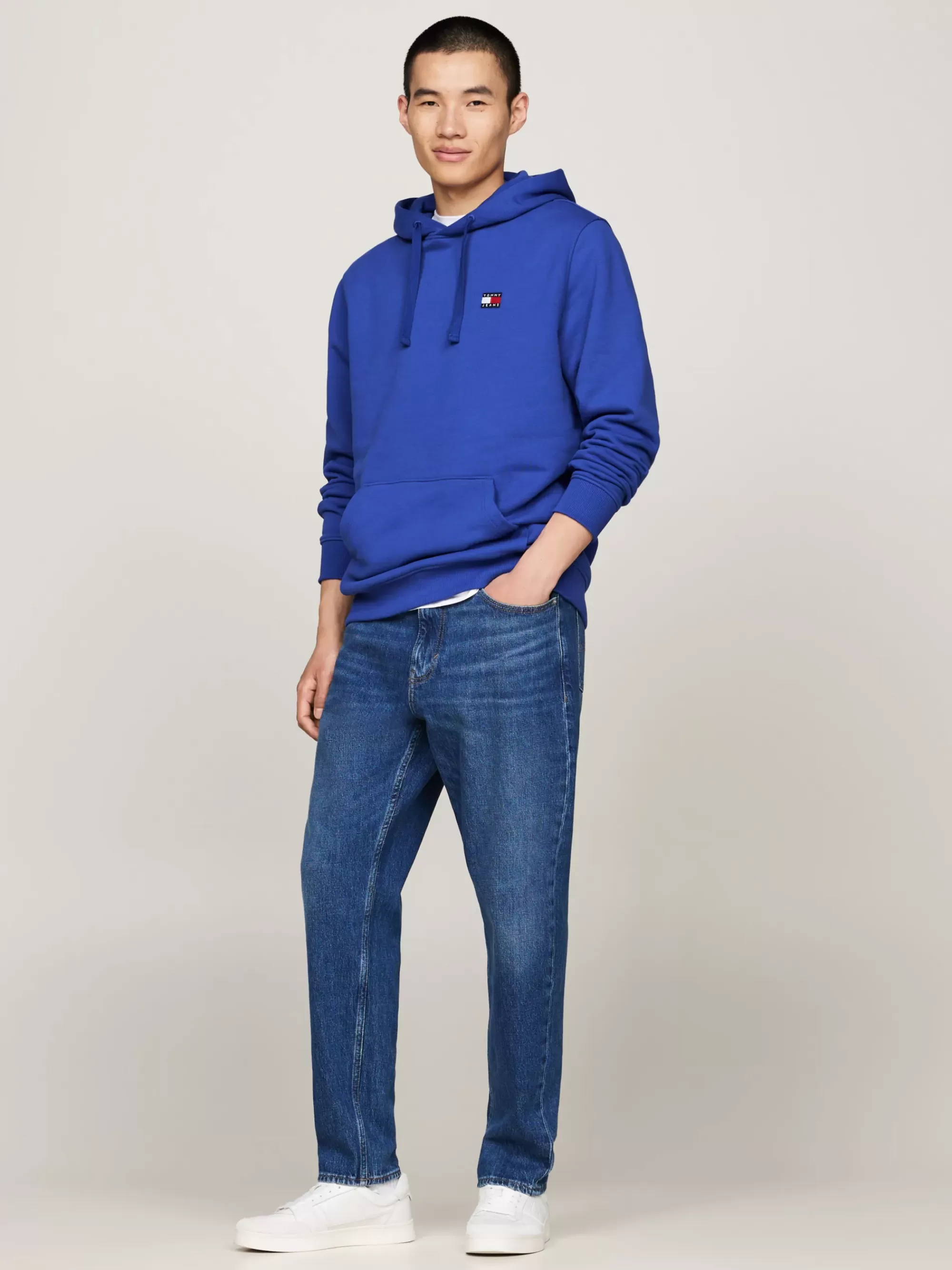 Sweatshirts & Hoodies*Tommy Hilfiger Hoodie Met Trekkoord En Tommy-badge BRIGHT BLUE