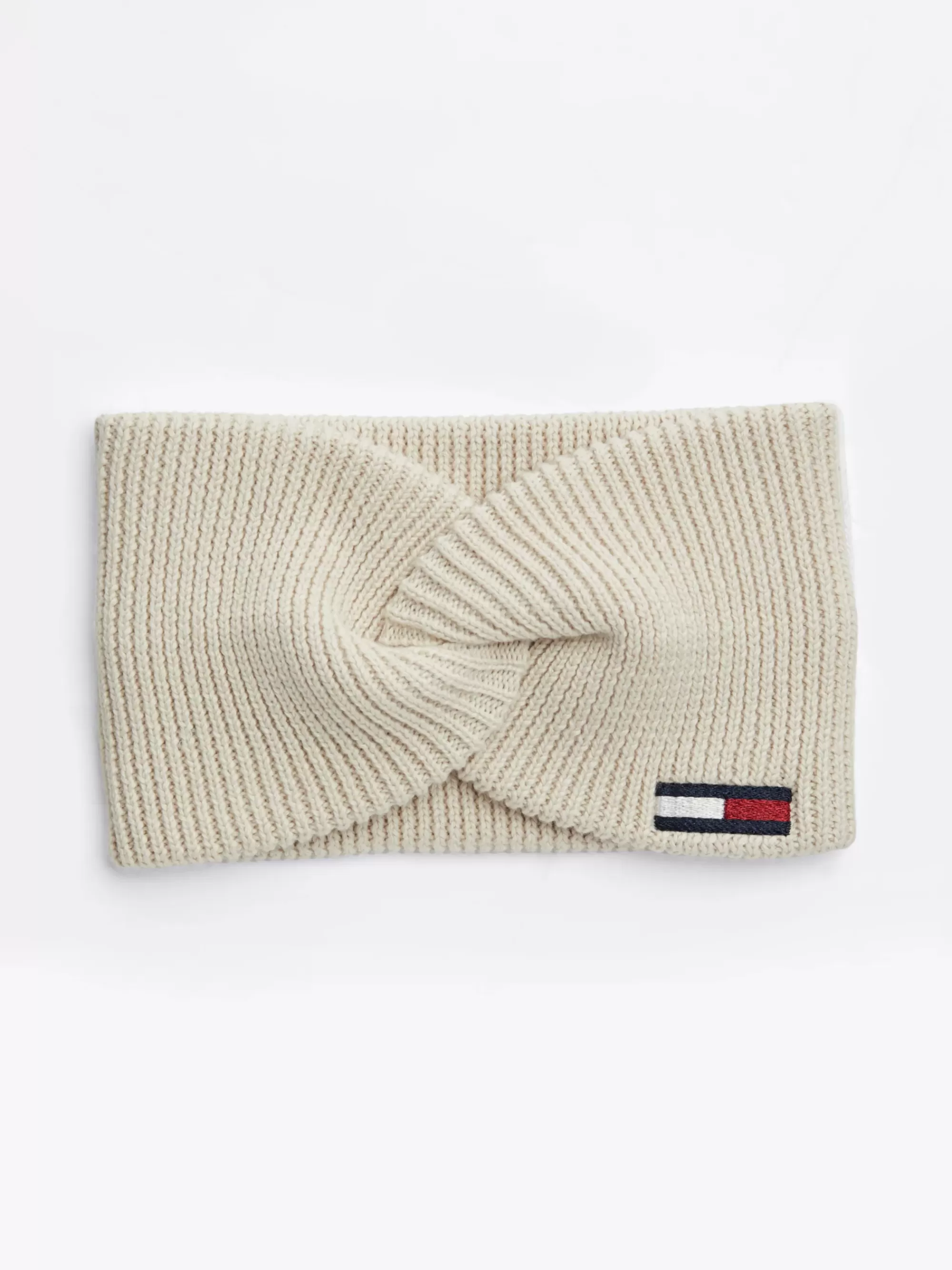 Mutsen & Sjaals*Tommy Hilfiger Hoofdband Met Twist En Vlag NEWSPRINT