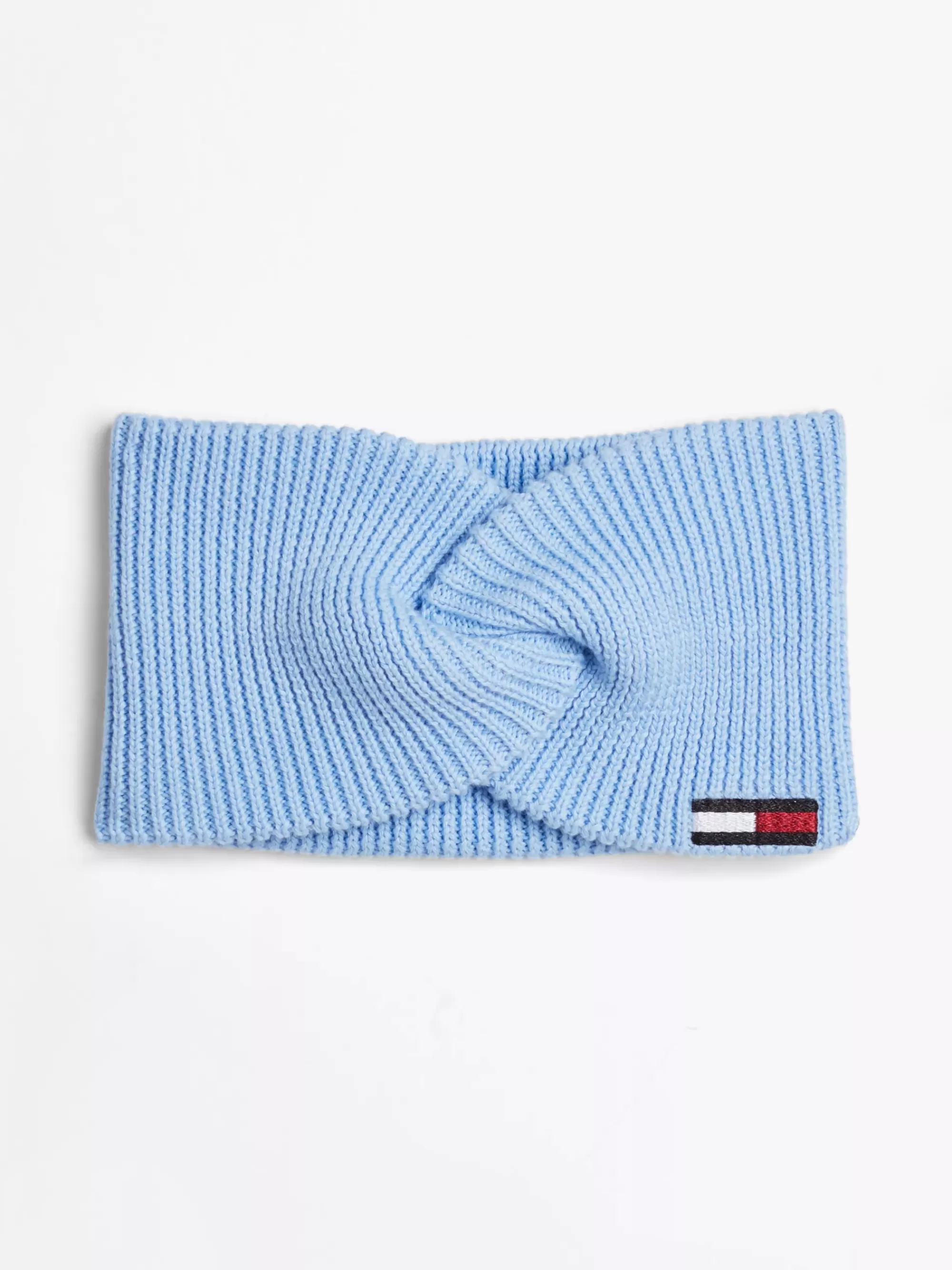 Mutsen & Sjaals*Tommy Hilfiger Hoofdband Met Twist En Vlag VESSEL BLUE
