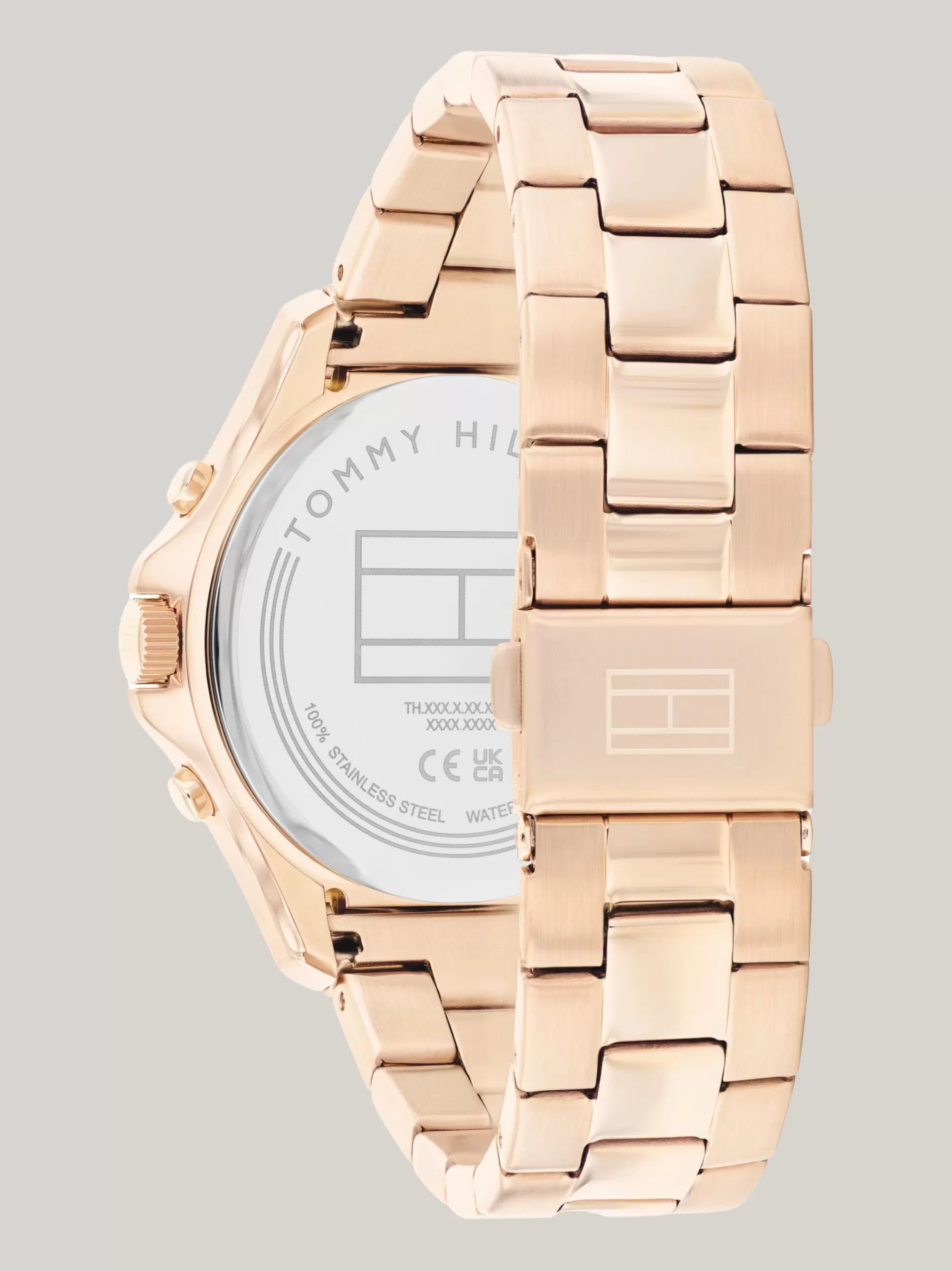 Horloges*Tommy Hilfiger Horloge Van Roséverguld Roestvrij Staal GOLD