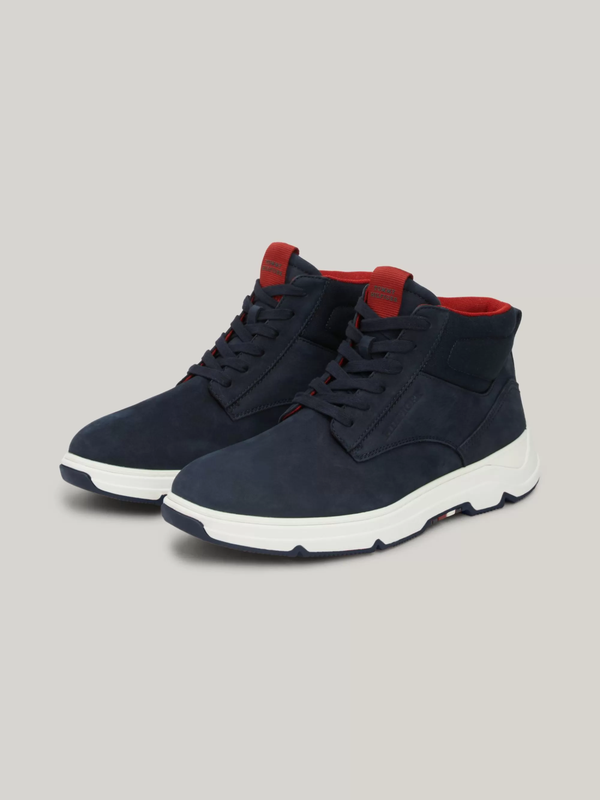Veterboots | Laarzen*Tommy Hilfiger Hybride Chukka Boot Van Nubuckleer DESERT SKY
