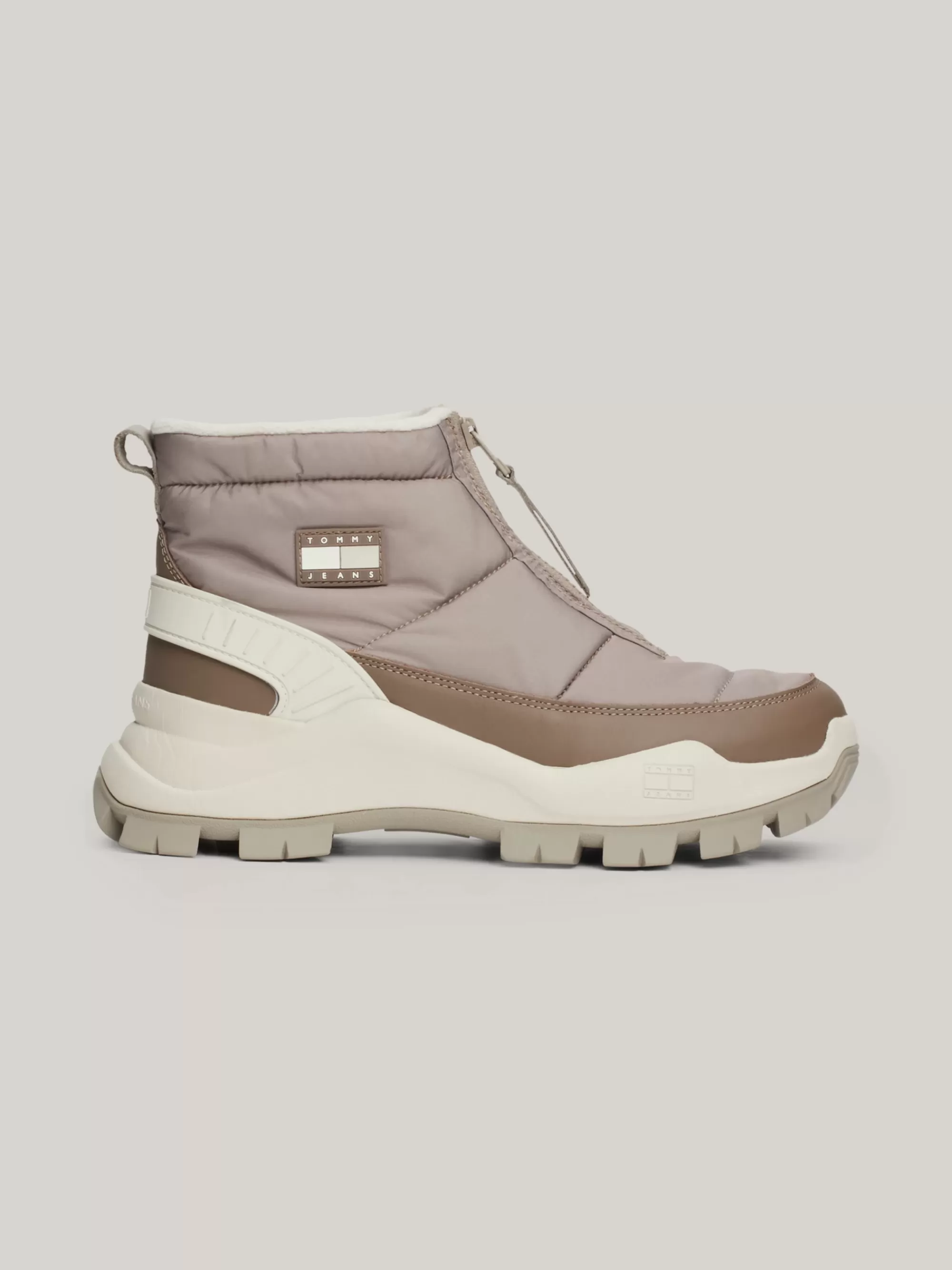 Veterlaarzen | Laarzen & Enkellaarzen*Tommy Hilfiger Hybride Snowboot Met Rits En Warme Voering DUSKY TAUPE
