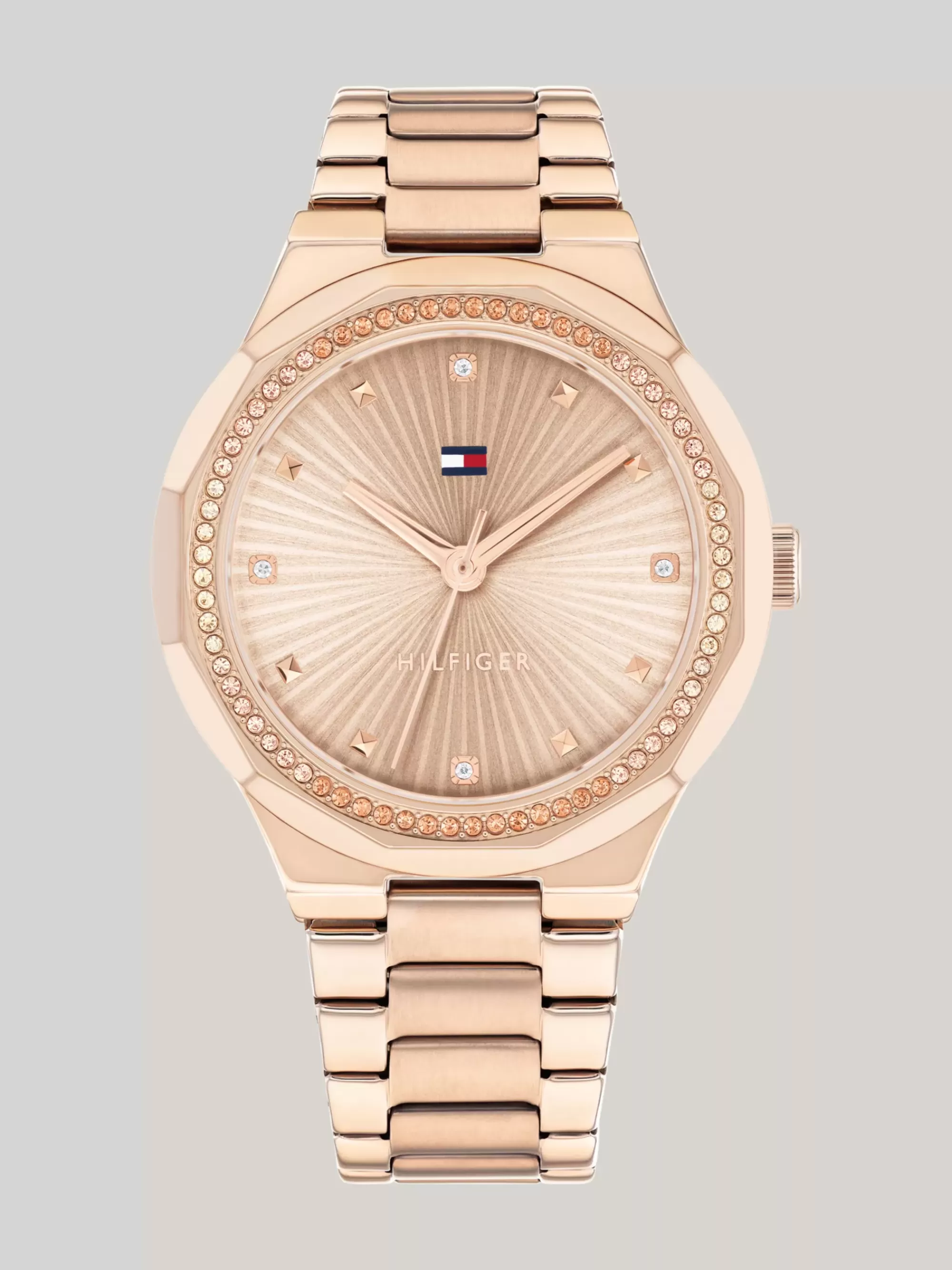 Horloges*Tommy Hilfiger Ionisch Roséverguld Roestvrijstalen Horloge ROSE GOLD