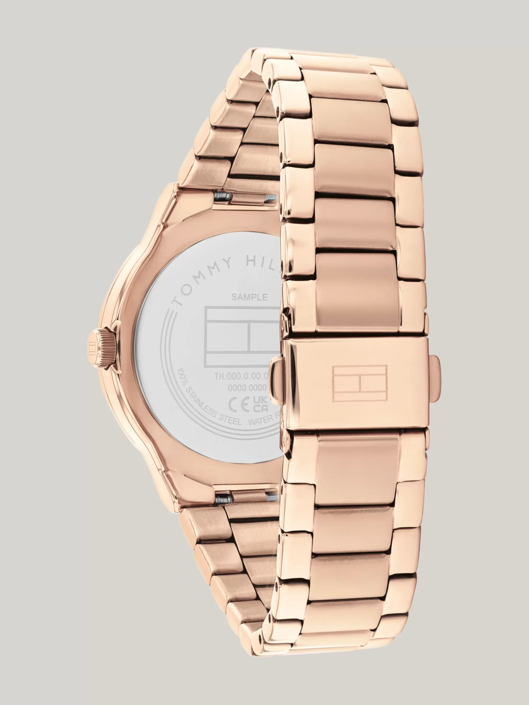 Horloges*Tommy Hilfiger Ionisch Roséverguld Roestvrijstalen Horloge ROSE GOLD