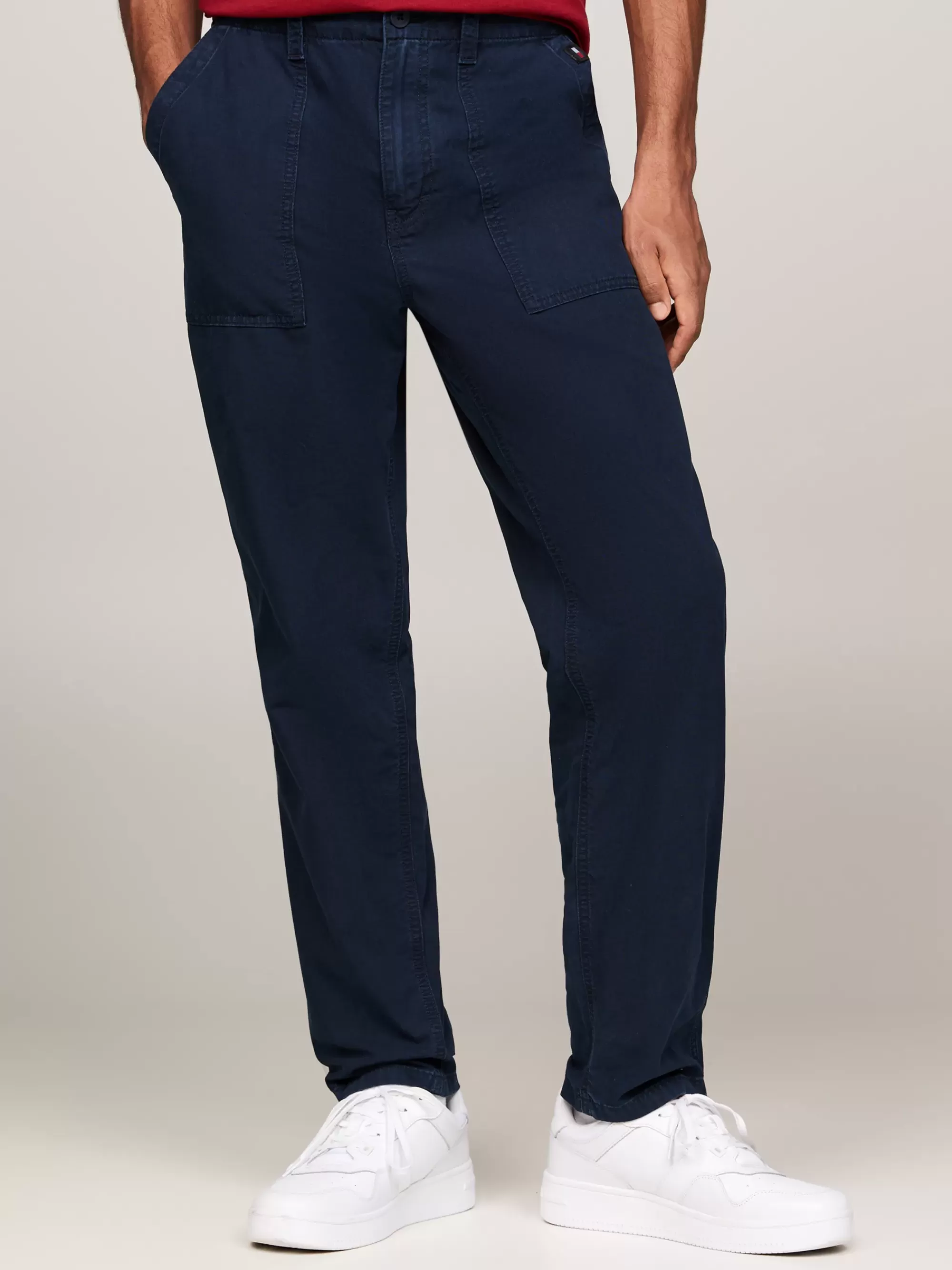 Broeken*Tommy Hilfiger Isaac Canvas Chino DARK NIGHT NAVY