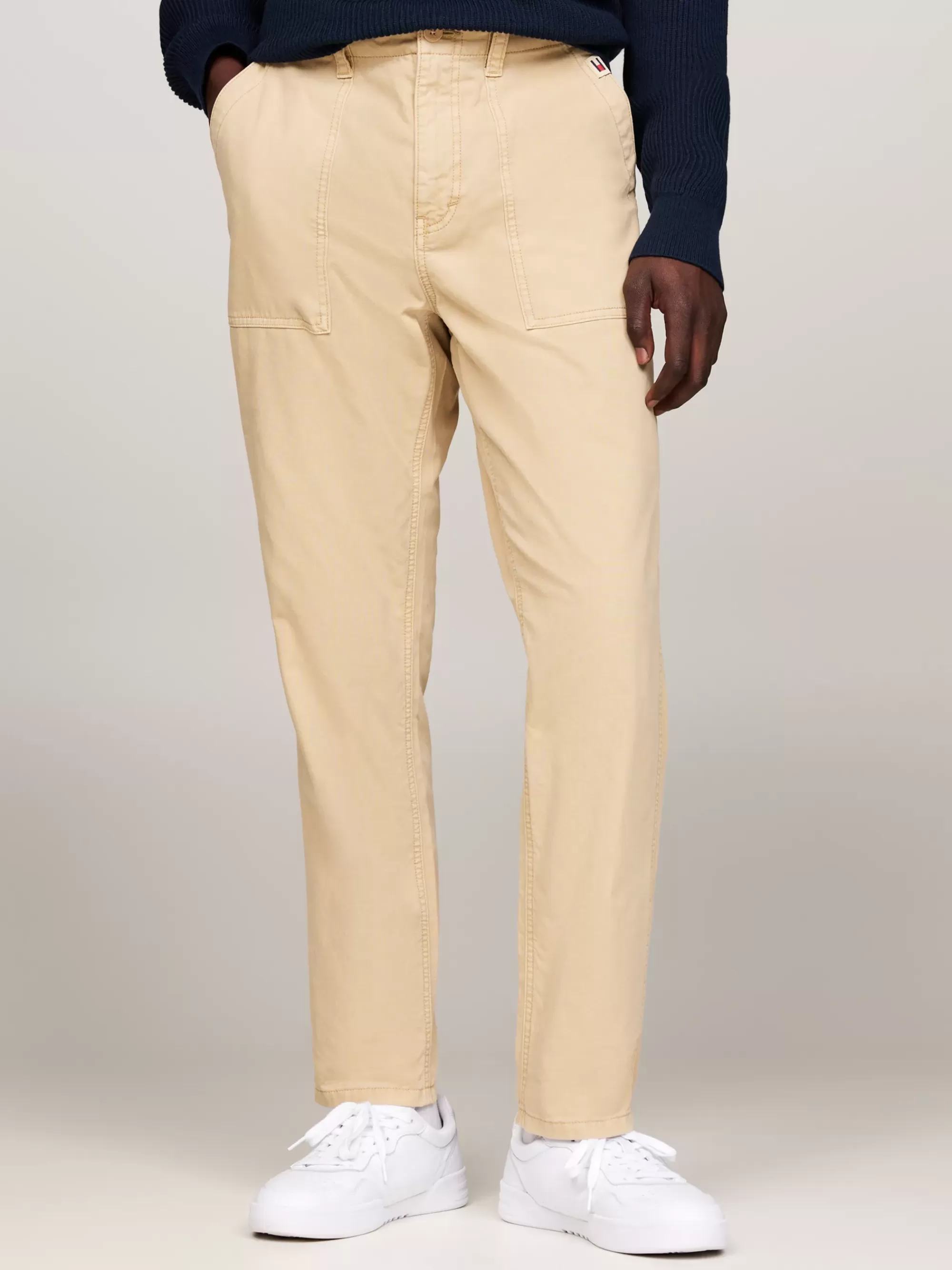 Broeken*Tommy Hilfiger Isaac Canvas Chino GENTLE GOLD