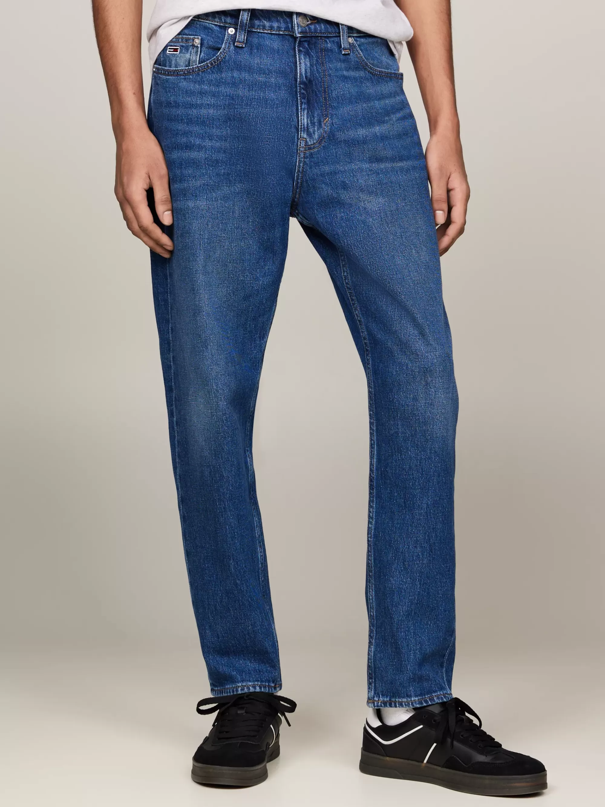 Jeans*Tommy Hilfiger Isaac Relaxed Tapered Jeans DENIM DARK
