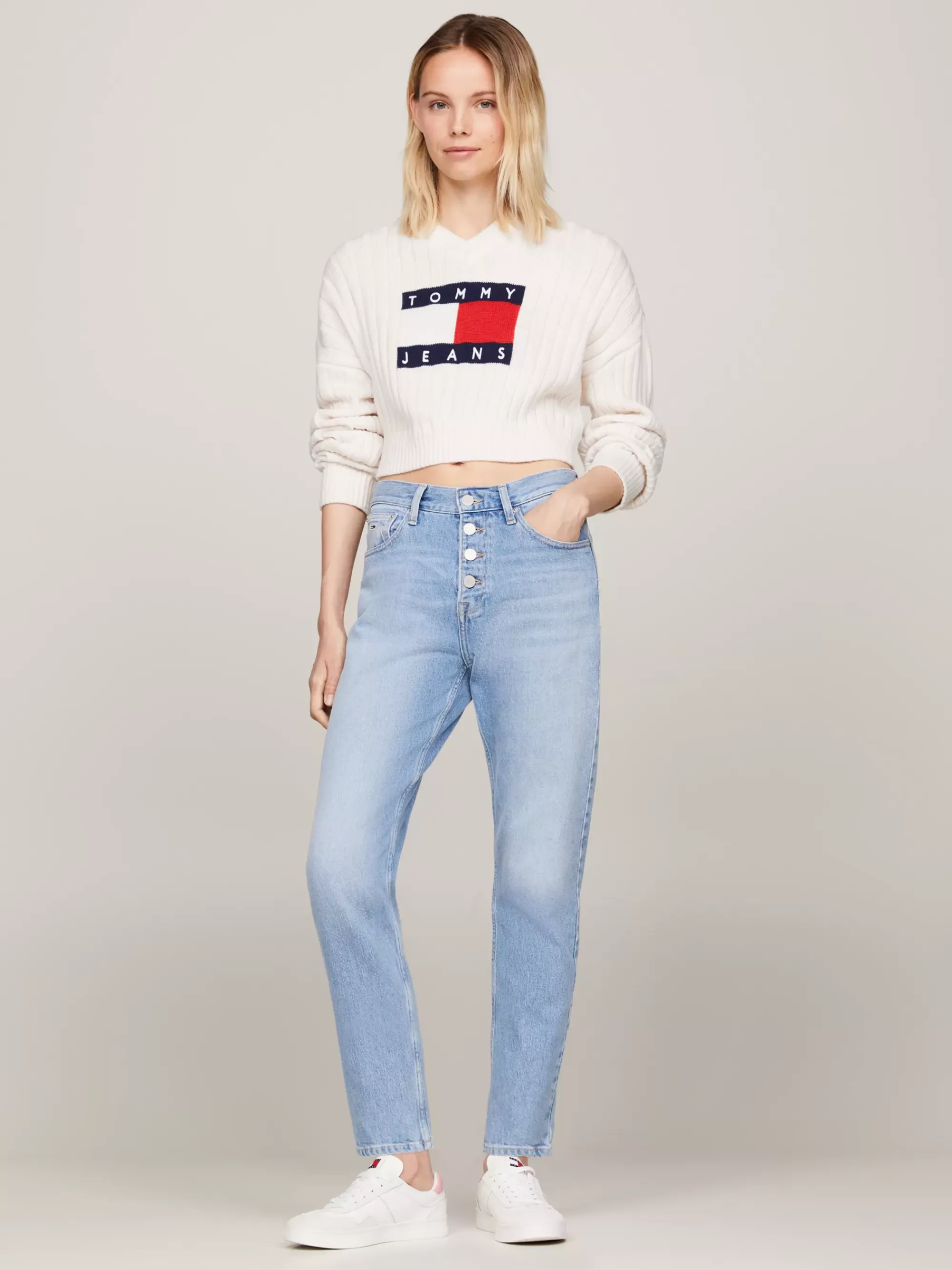 Jeans*Tommy Hilfiger Izzie High Rise Slim Enkeljeans DENIM LIGHT
