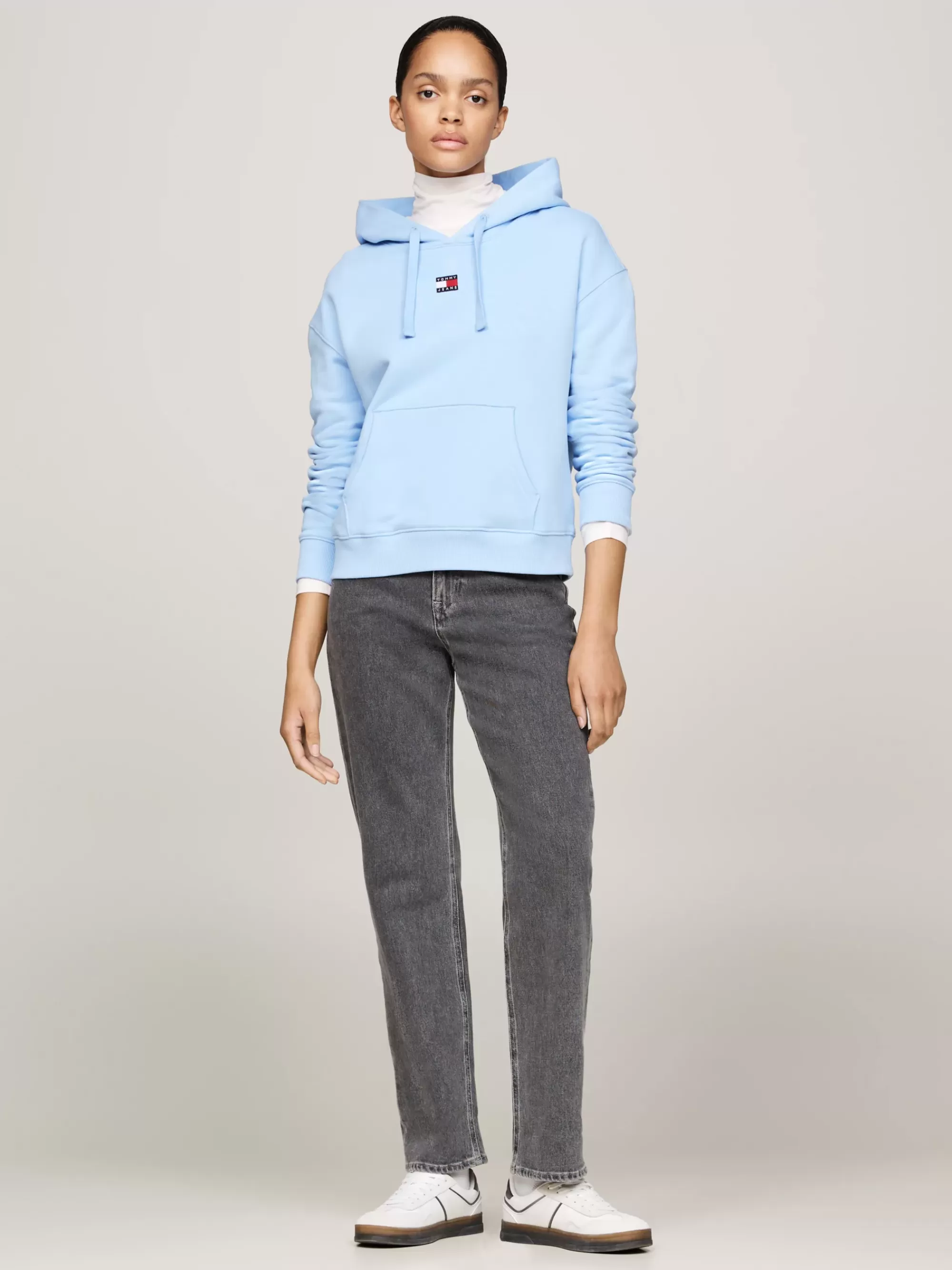 Jeans*Tommy Hilfiger Izzie Straight High Rise Jeans Met Fading DENIM BLACK