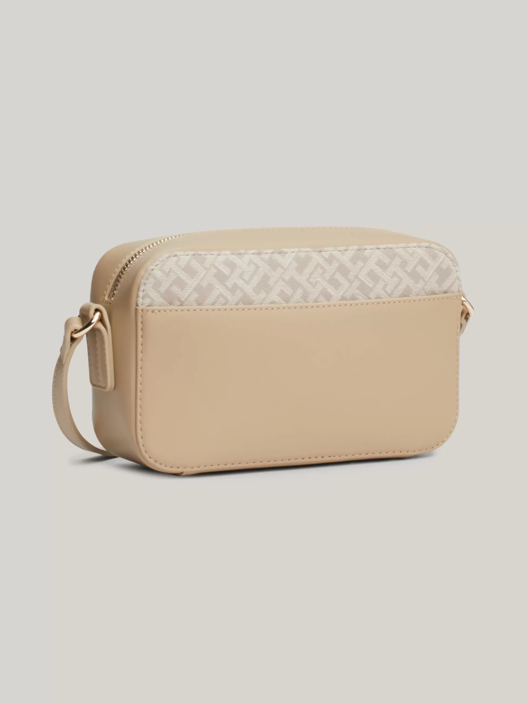 Crossbodytassen*Tommy Hilfiger Jacquard Cameratas Met TH-monogram BEIGE
