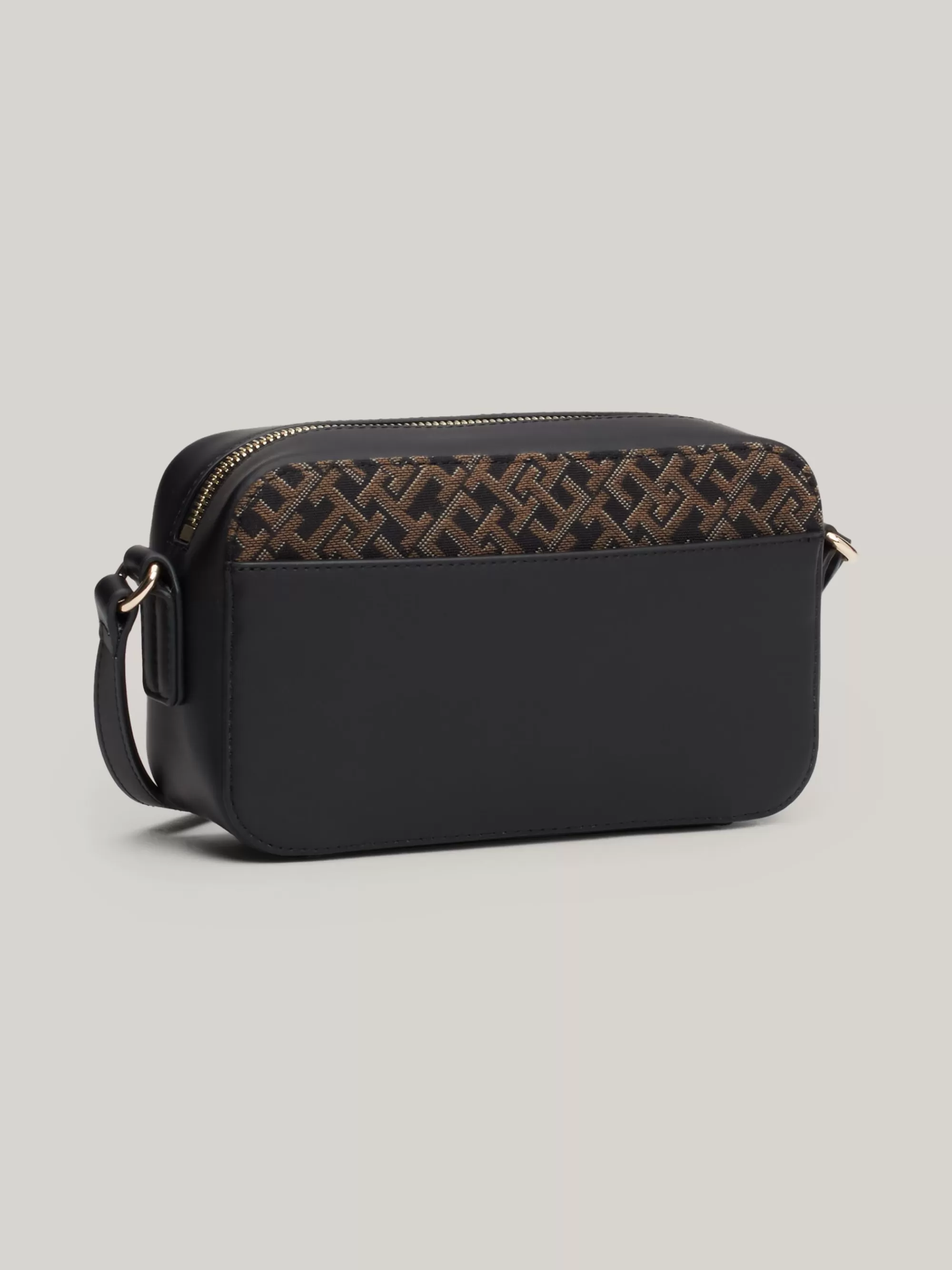 Crossbodytassen*Tommy Hilfiger Jacquard Cameratas Met TH-monogram BLACK