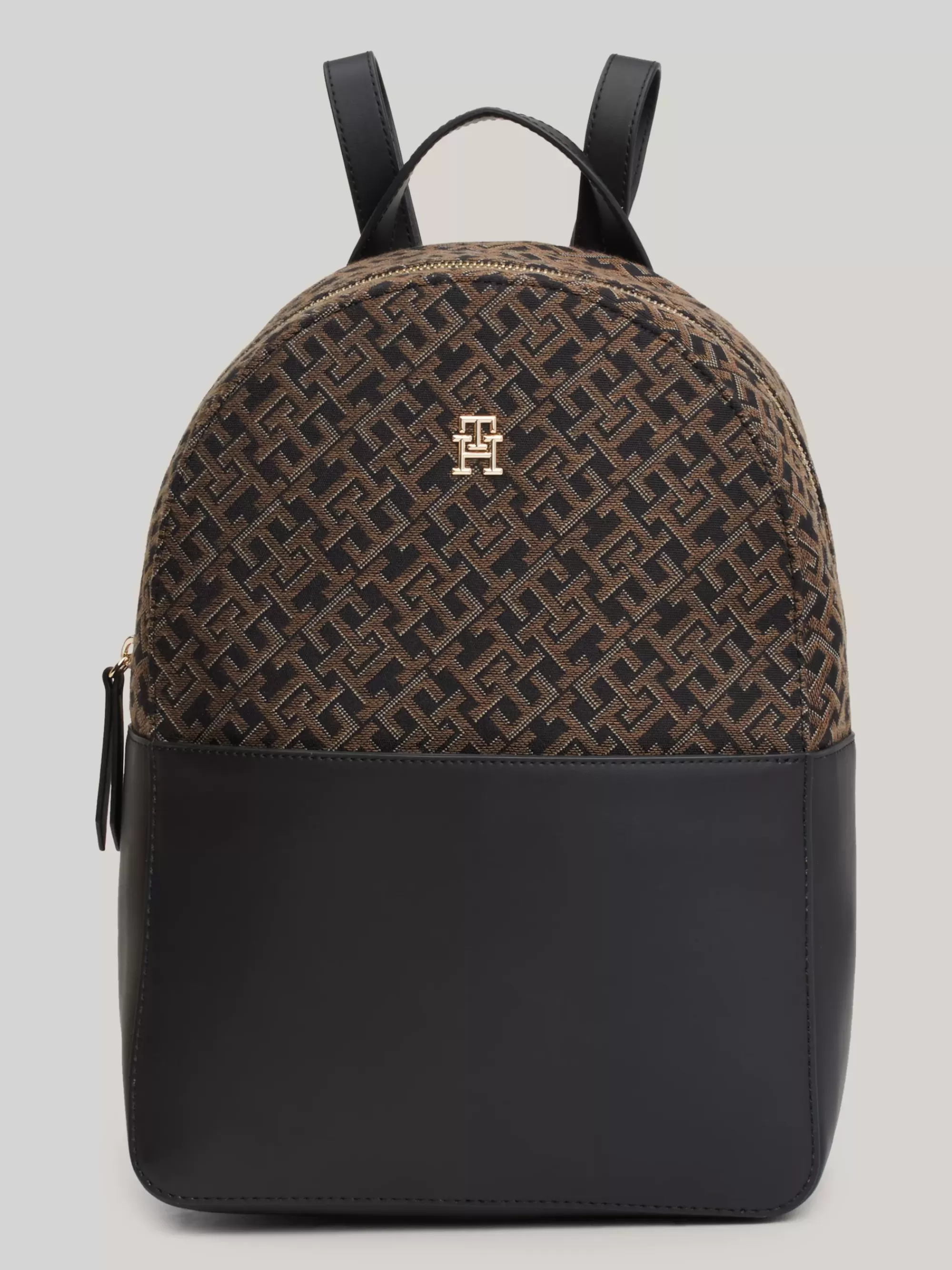 Rugzakken*Tommy Hilfiger Jacquard Rugzak Met Bol-design En TH-monogram BLACK