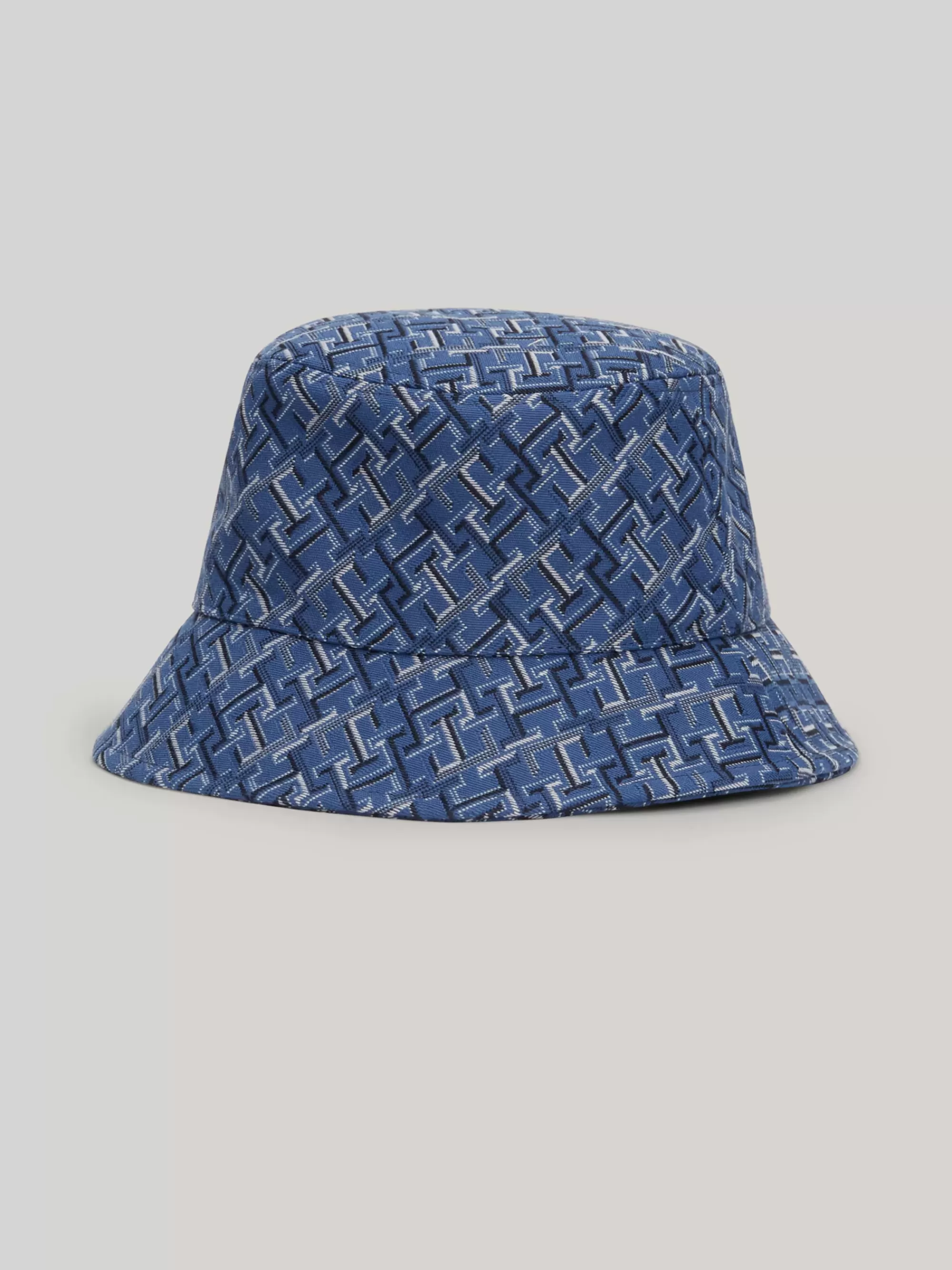 Mutsen & Sjaals*Tommy Hilfiger Jacquard Vissershoed Met TH-monogram FOSSIL BLUE
