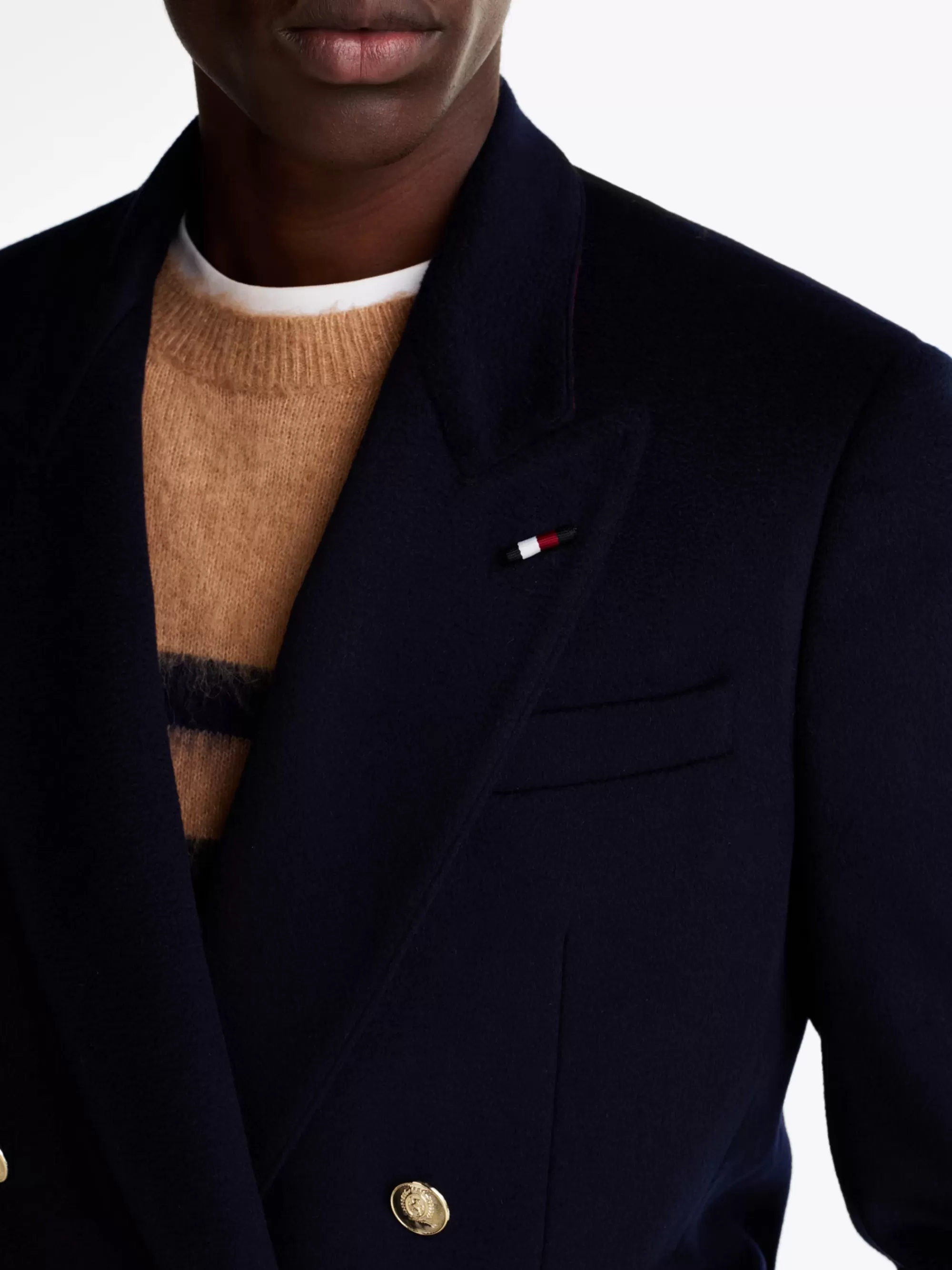 Jassen & Jacks*Tommy Hilfiger Jas Met Kasjmier BLUE