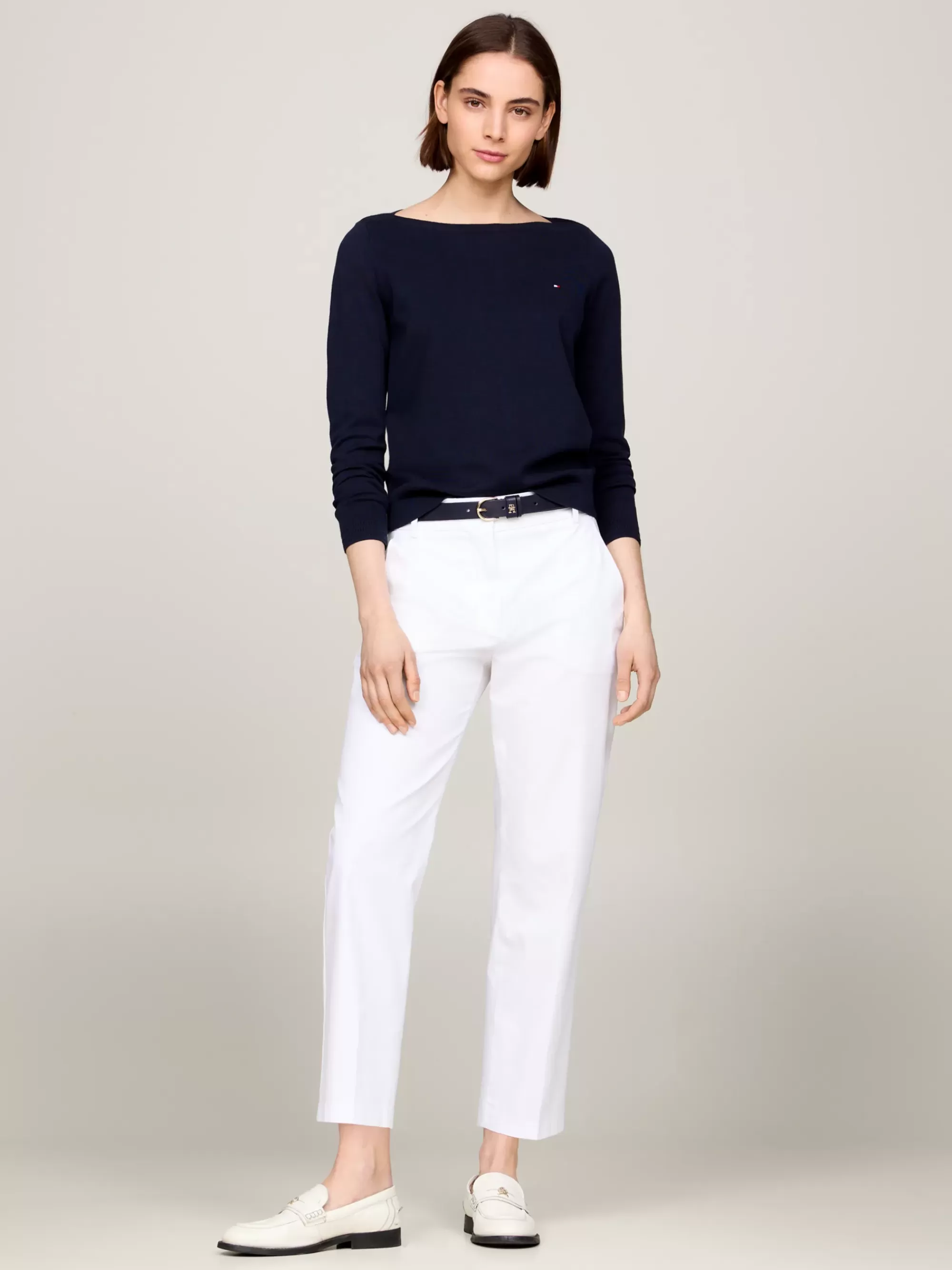 Sweatshirts & Hoodies*Tommy Hilfiger Jersey Sweatshirt Met Boothals DESERT SKY