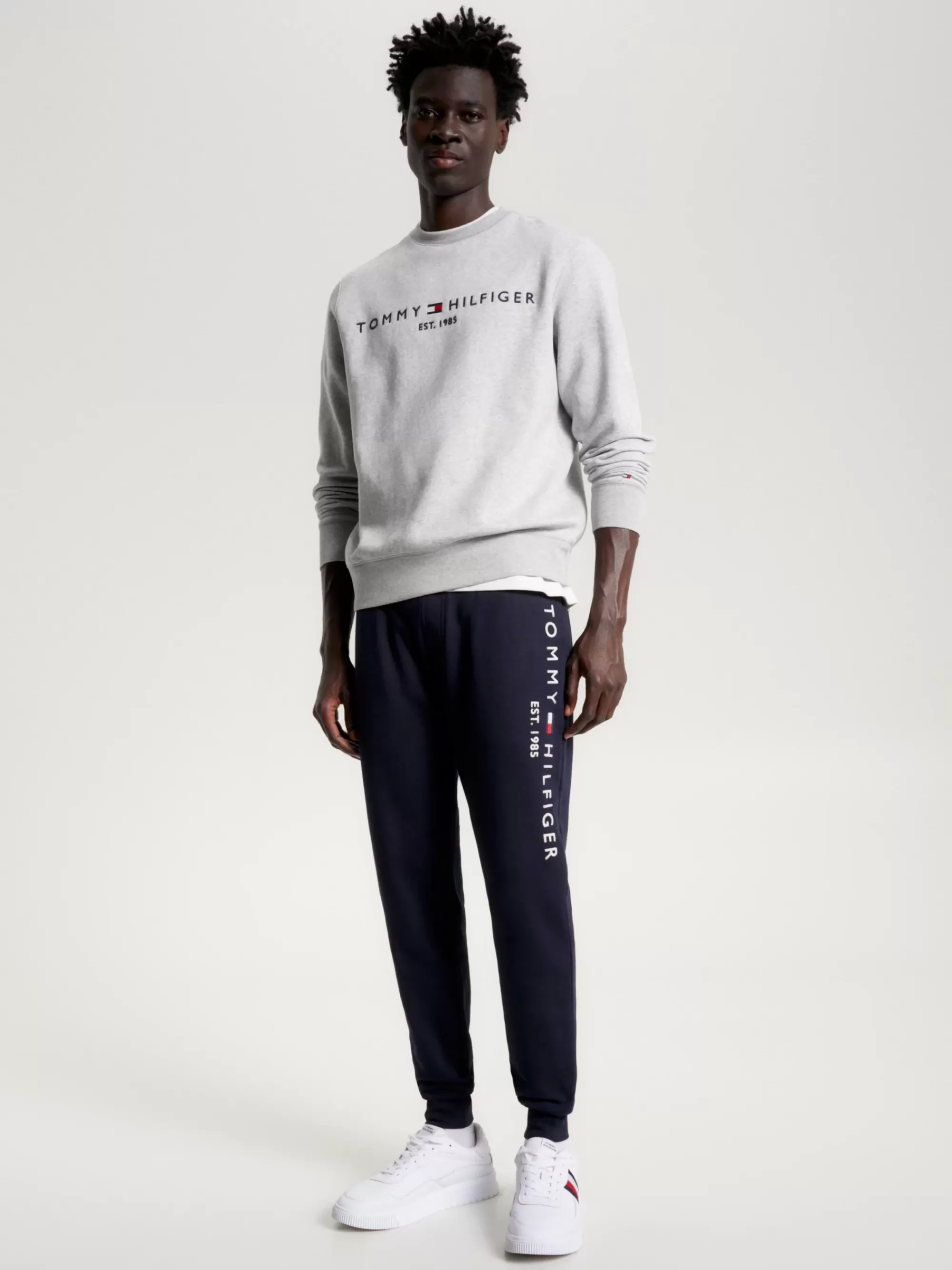 Trainingspak | Broeken*Tommy Hilfiger Jogger Met Boorden En Geborduurd Logo DESERT SKY