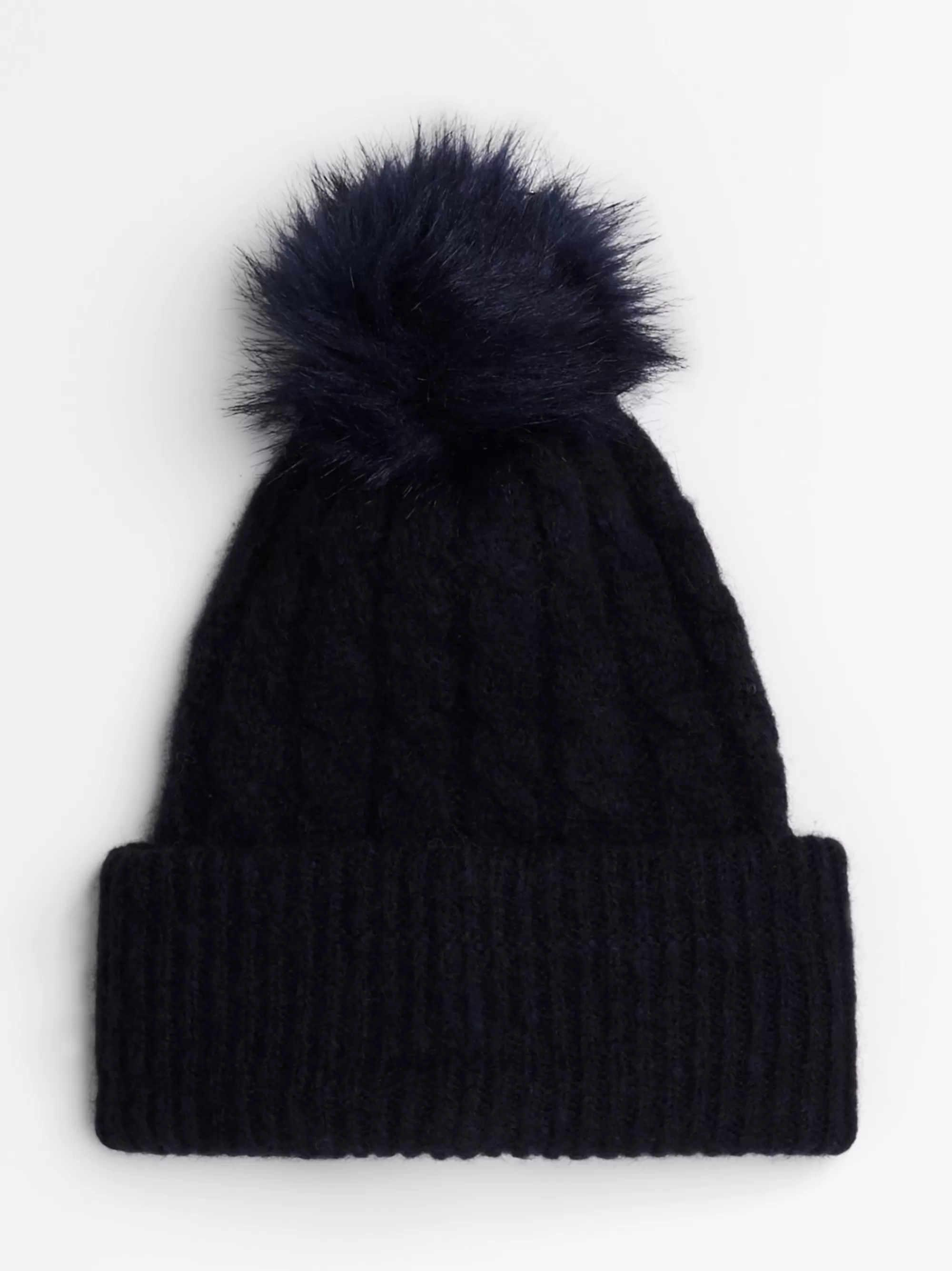 Mutsen | Mutsen & Sjaals*Tommy Hilfiger Kabelgebreide Beanie Met Alpacawol SPACE BLUE