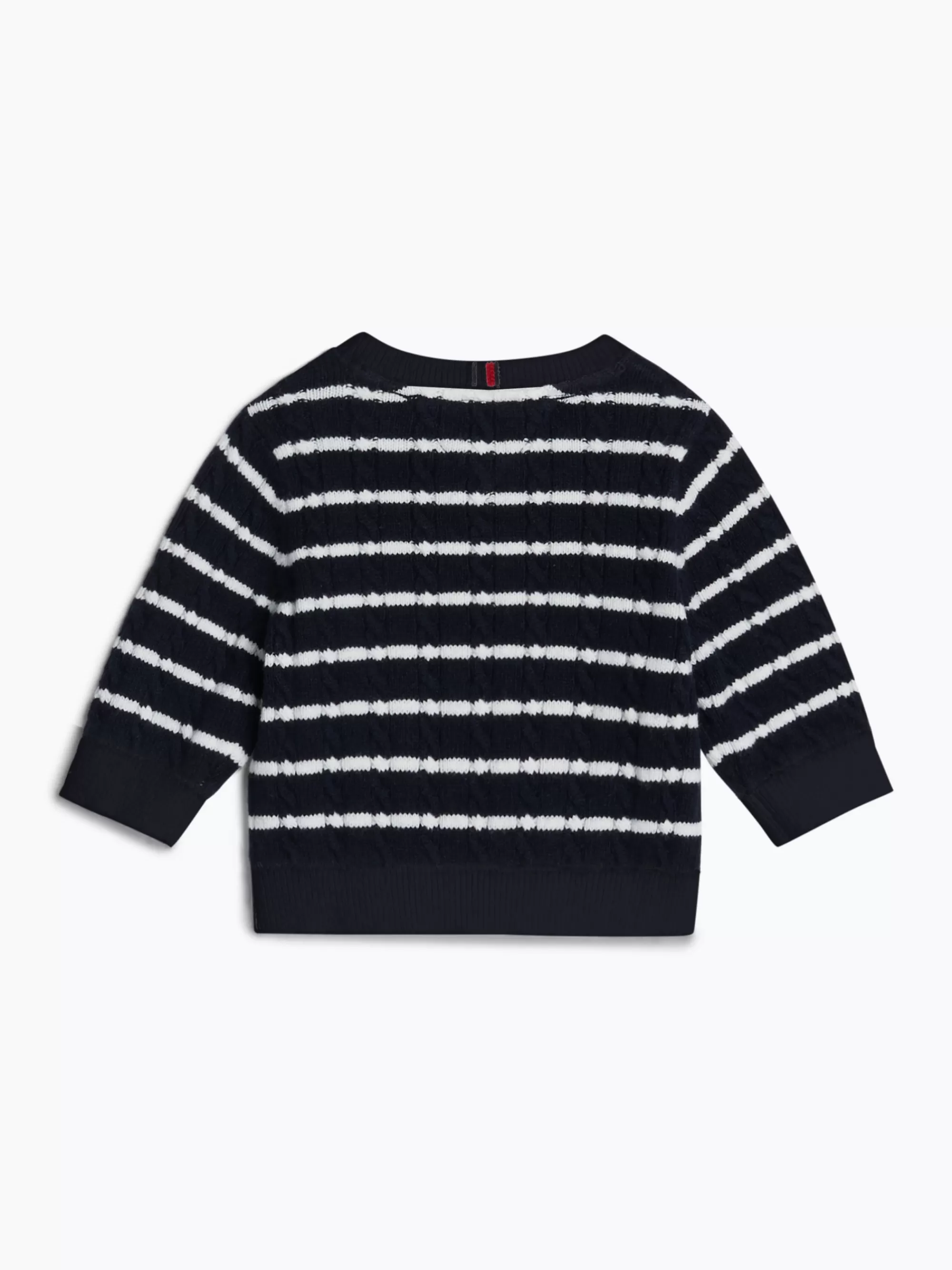 Meisjes | Jongens*Tommy Hilfiger Kabelgebreide Trui Met Strepen NAUTICAL STRIPE