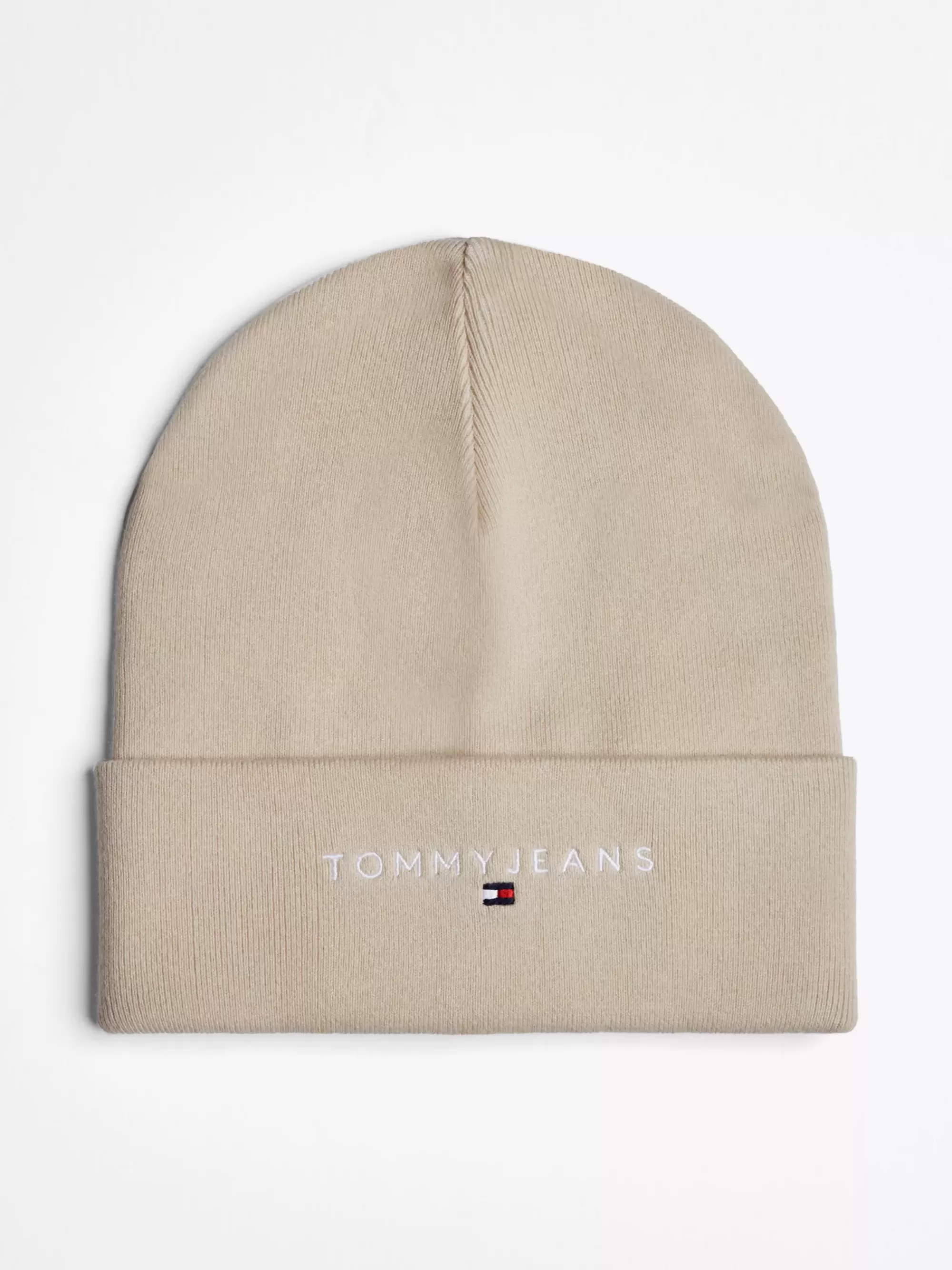 Mutsen | Mutsen & Sjaals*Tommy Hilfiger Katoenen Beanie Met Geborduurd Logo NEWSPRINT