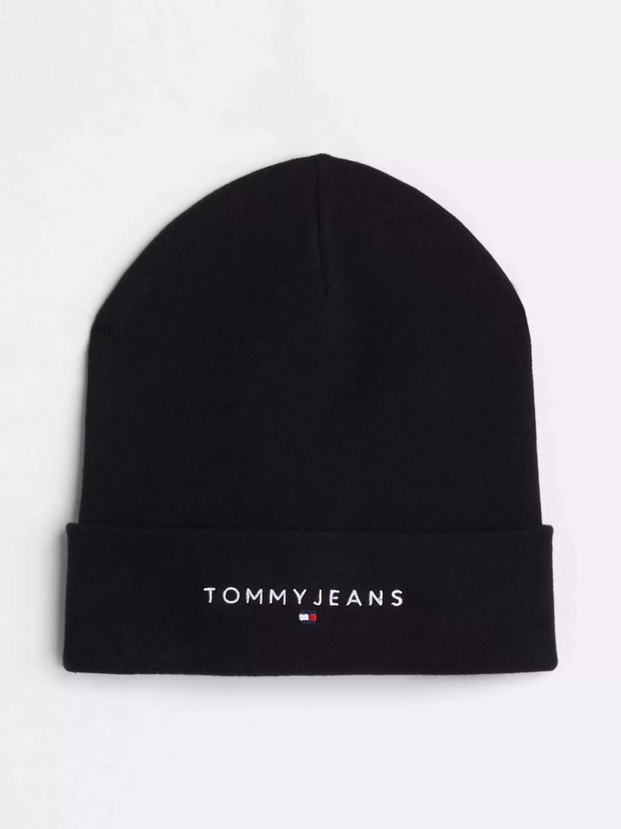 Mutsen | Mutsen & Sjaals*Tommy Hilfiger Katoenen Beanie Met Geborduurd Logo BLACK