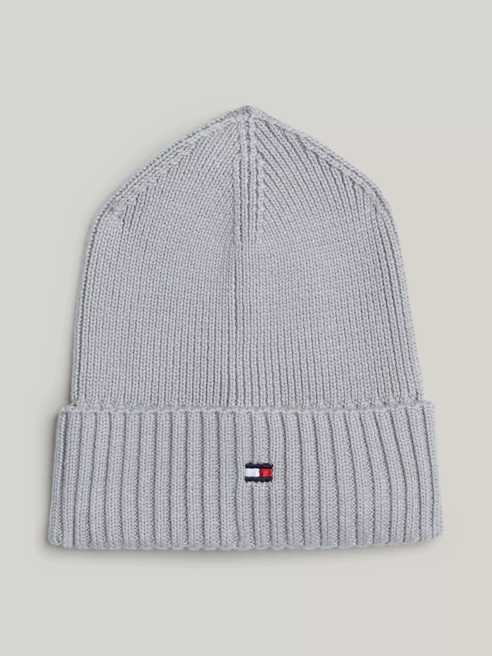 Schoenen & Accessoires*Tommy Hilfiger Kids Essential Beanie Met Geborduurde Vlag LIGHT GREY HEATHER