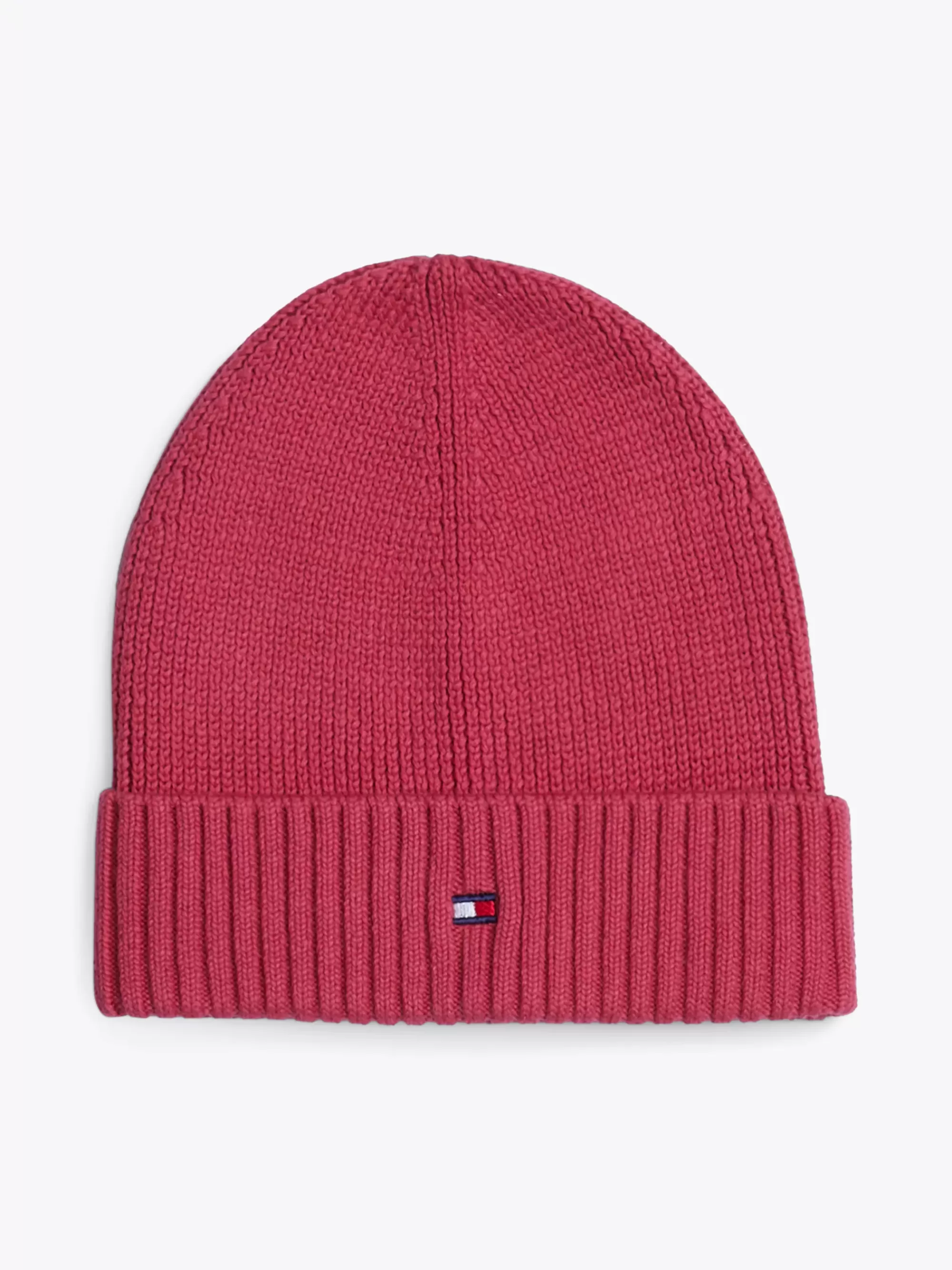 Schoenen & Accessoires*Tommy Hilfiger Kids Essential Beanie Met Geborduurde Vlag HERITAGE PINK