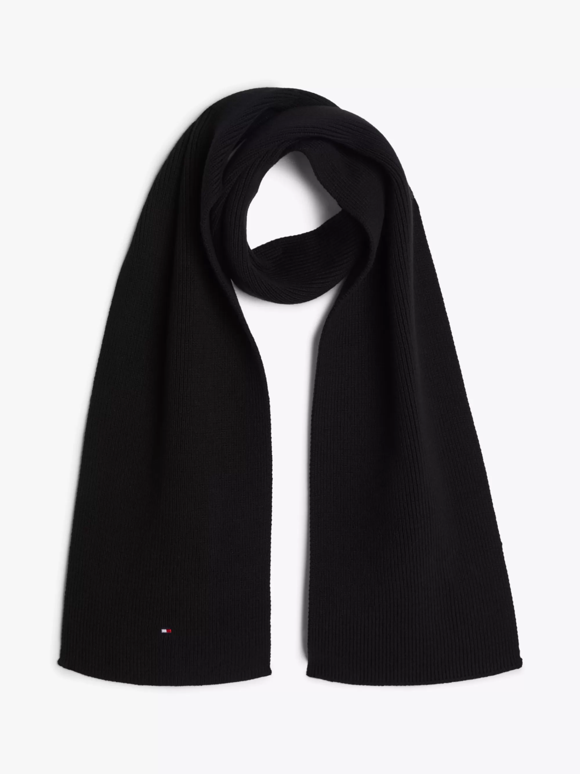 Schoenen & Accessoires | Schoenen & Accessoires*Tommy Hilfiger Kids Essential Sjaal Met Geborduurde Vlag BLACK