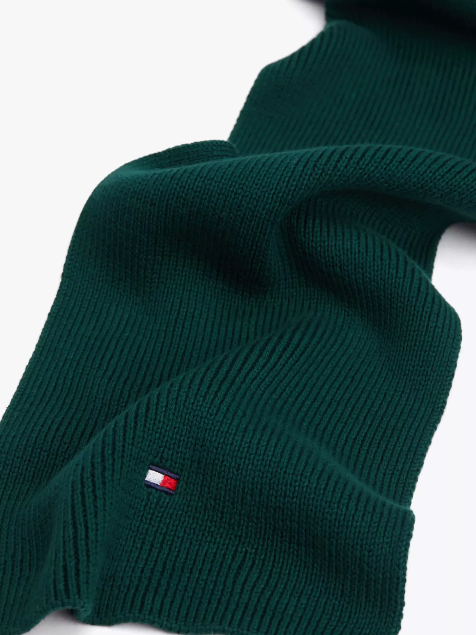 Schoenen & Accessoires | Schoenen & Accessoires*Tommy Hilfiger Kids Essential Sjaal Met Geborduurde Vlag ORNAMENTAL GREEN