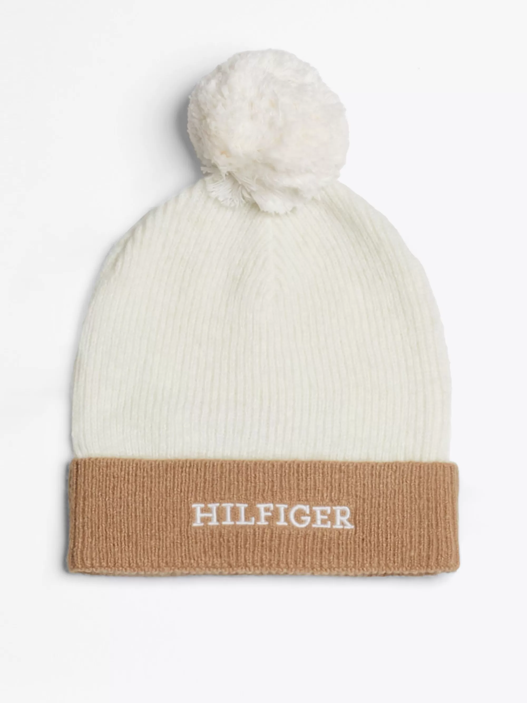 Schoenen & Accessoires | Schoenen & Accessoires*Tommy Hilfiger Kids Hilfiger Monotype Beanie ANCIENT WHITE