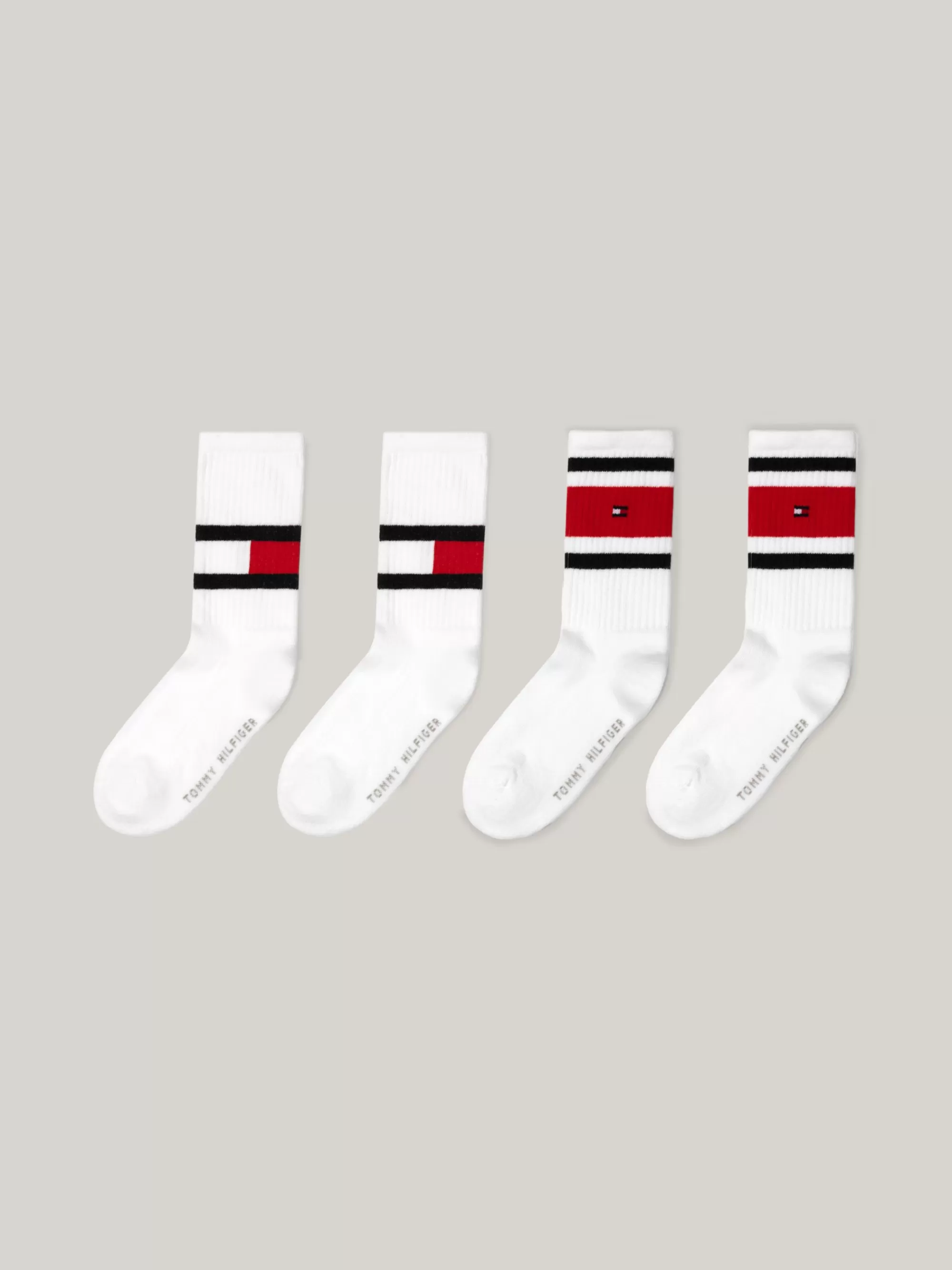Ondergoed & Sokken | Underwear & Socks*Tommy Hilfiger Kids Set Van 4 Paar Sokken Met Vlag WHITE