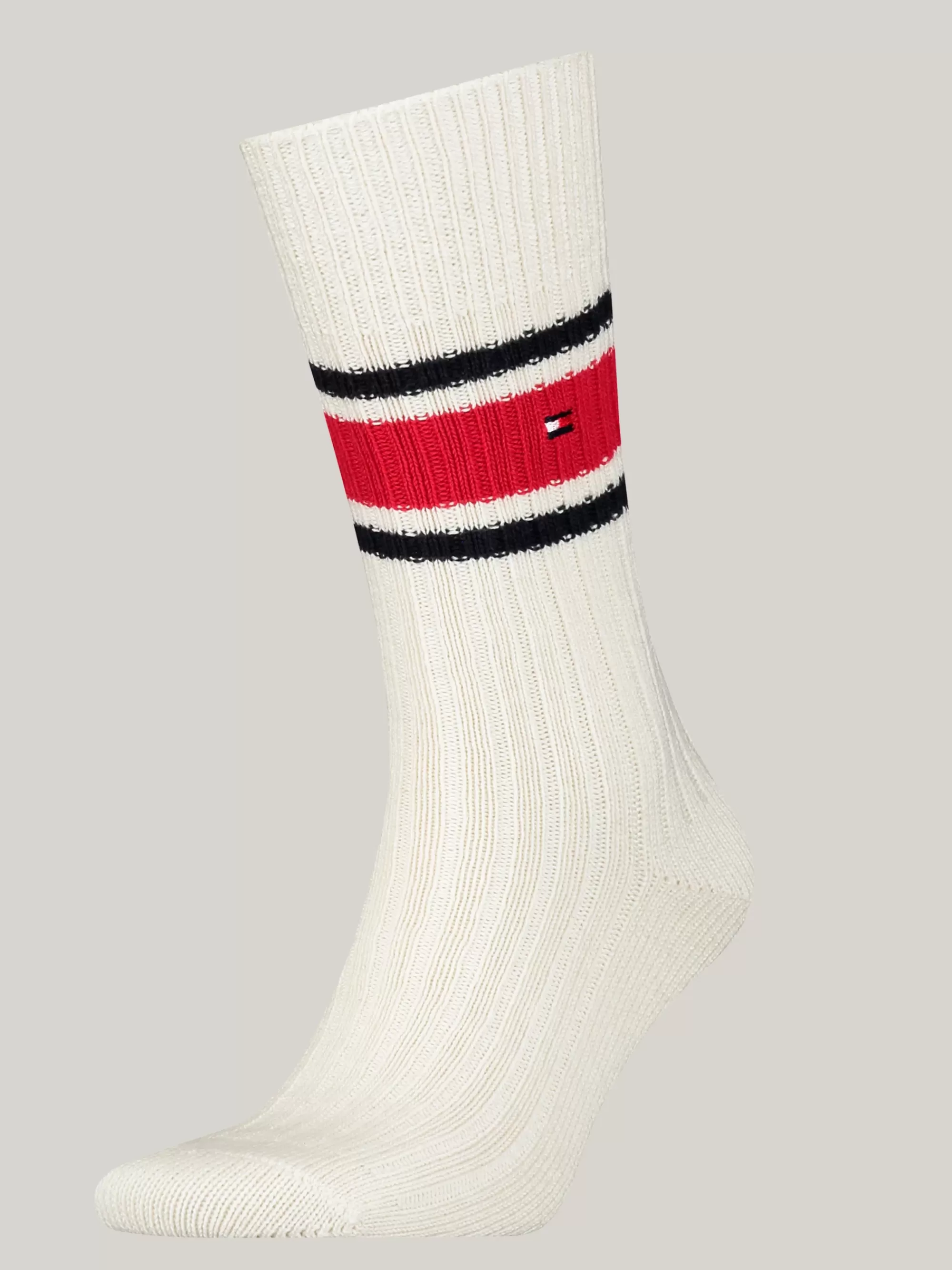 Sokken*Tommy Hilfiger Klassieke Ribgebreide Sokken Met Streep TOMMY ORIGINAL