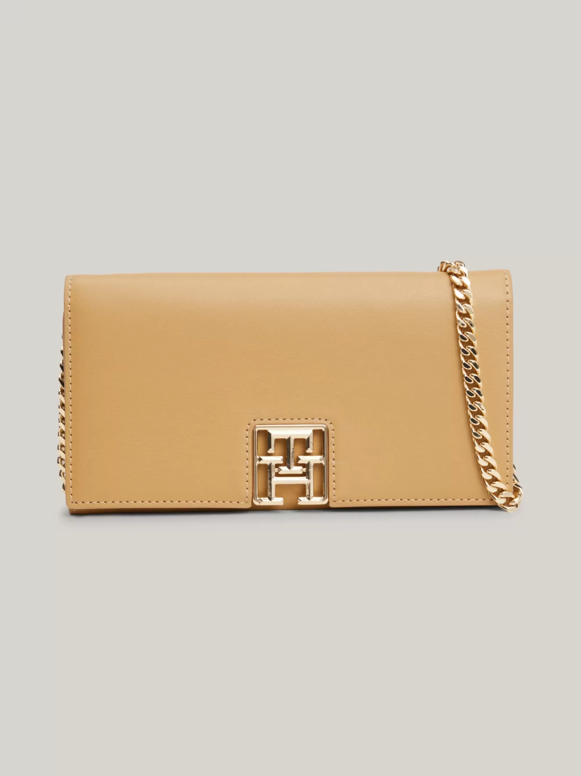 Portemonnees & Sleutelhangers*Tommy Hilfiger Kleine Crossbodytas Met Schouderketting CLASSIC KHAKI
