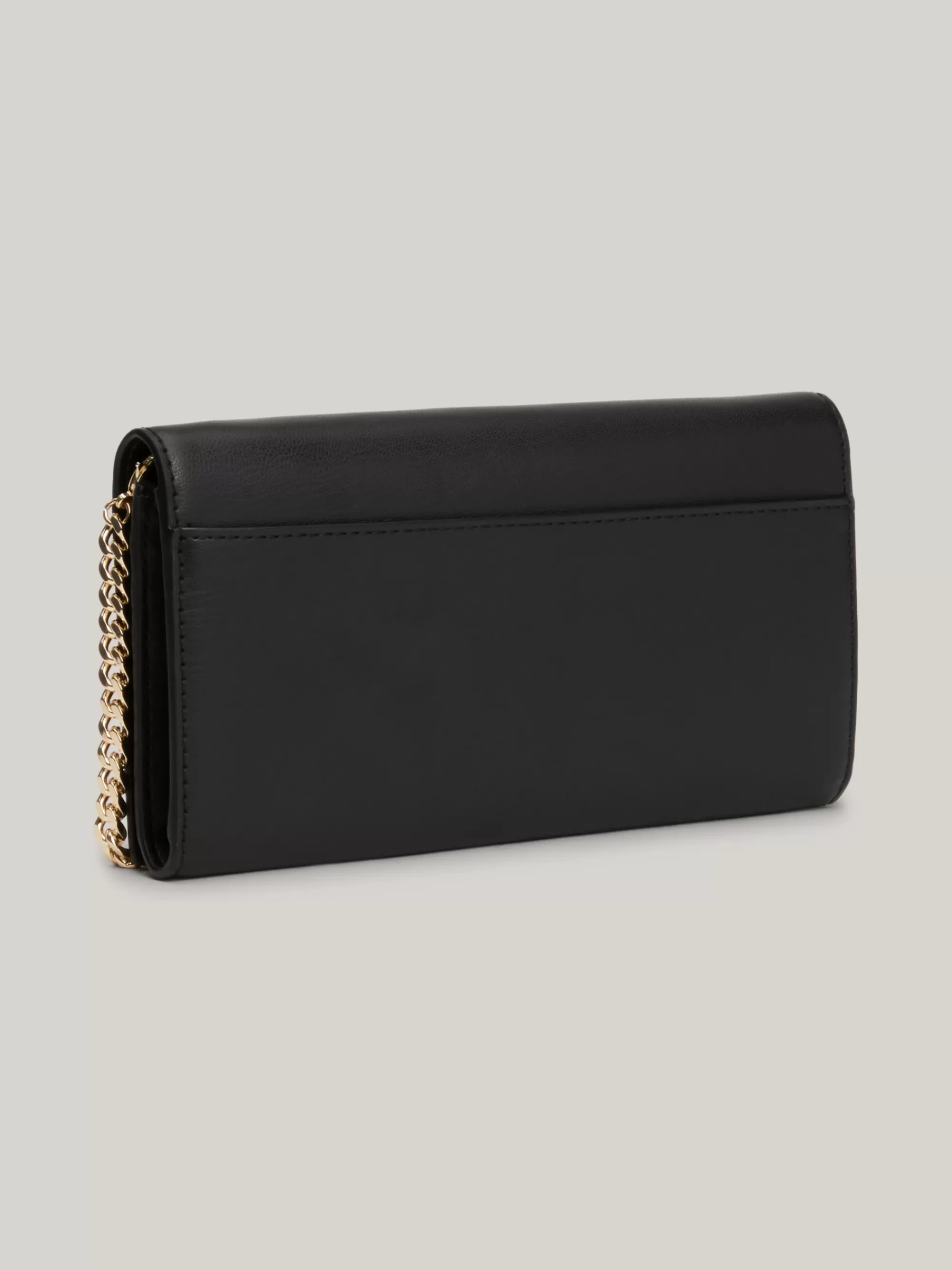 Portemonnees & Sleutelhangers*Tommy Hilfiger Kleine Crossbodytas Met Schouderketting BLACK