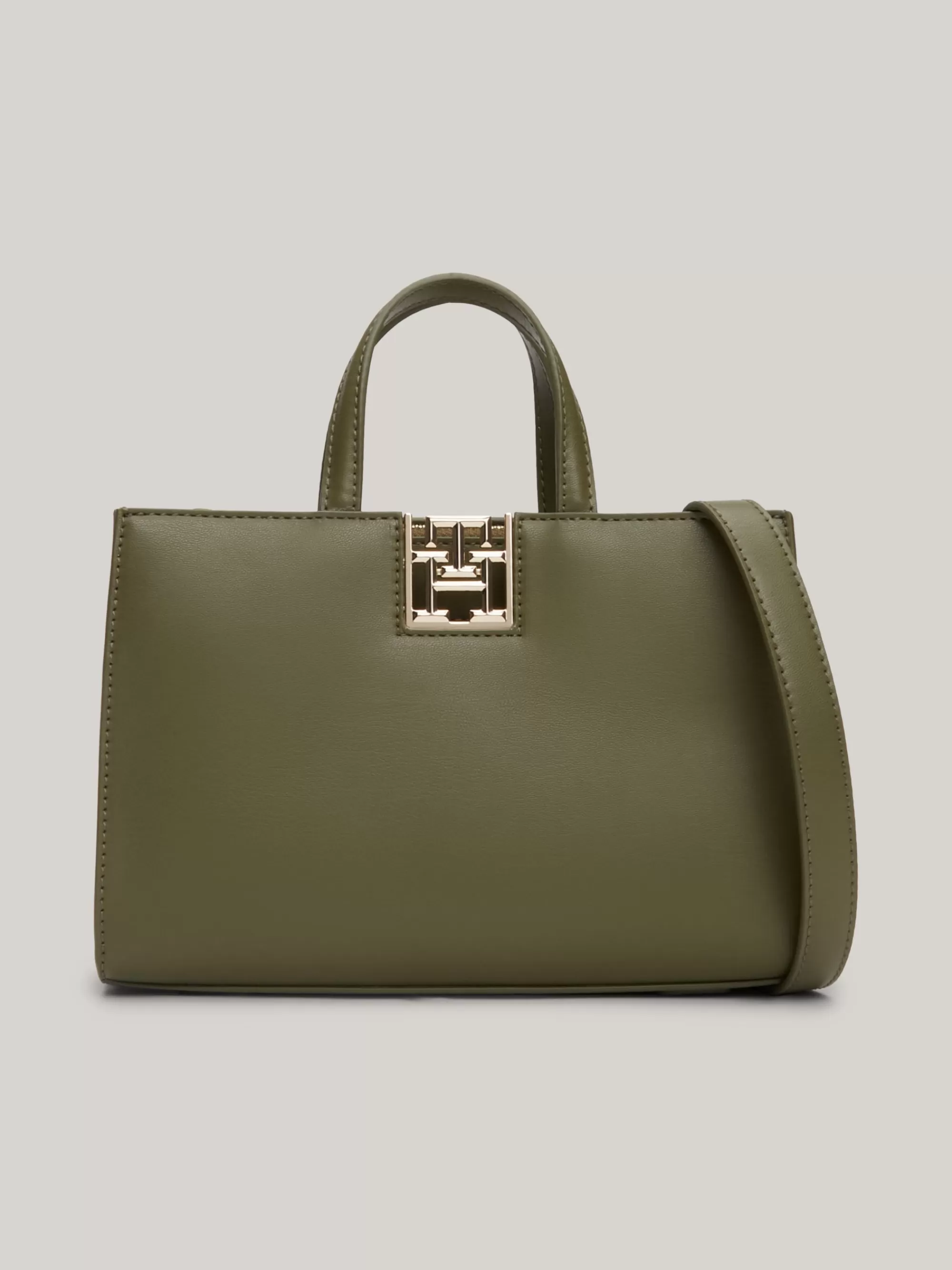 Shoppers*Tommy Hilfiger Kleine Shopper Met Crossbodyband UTILITY OLIVE