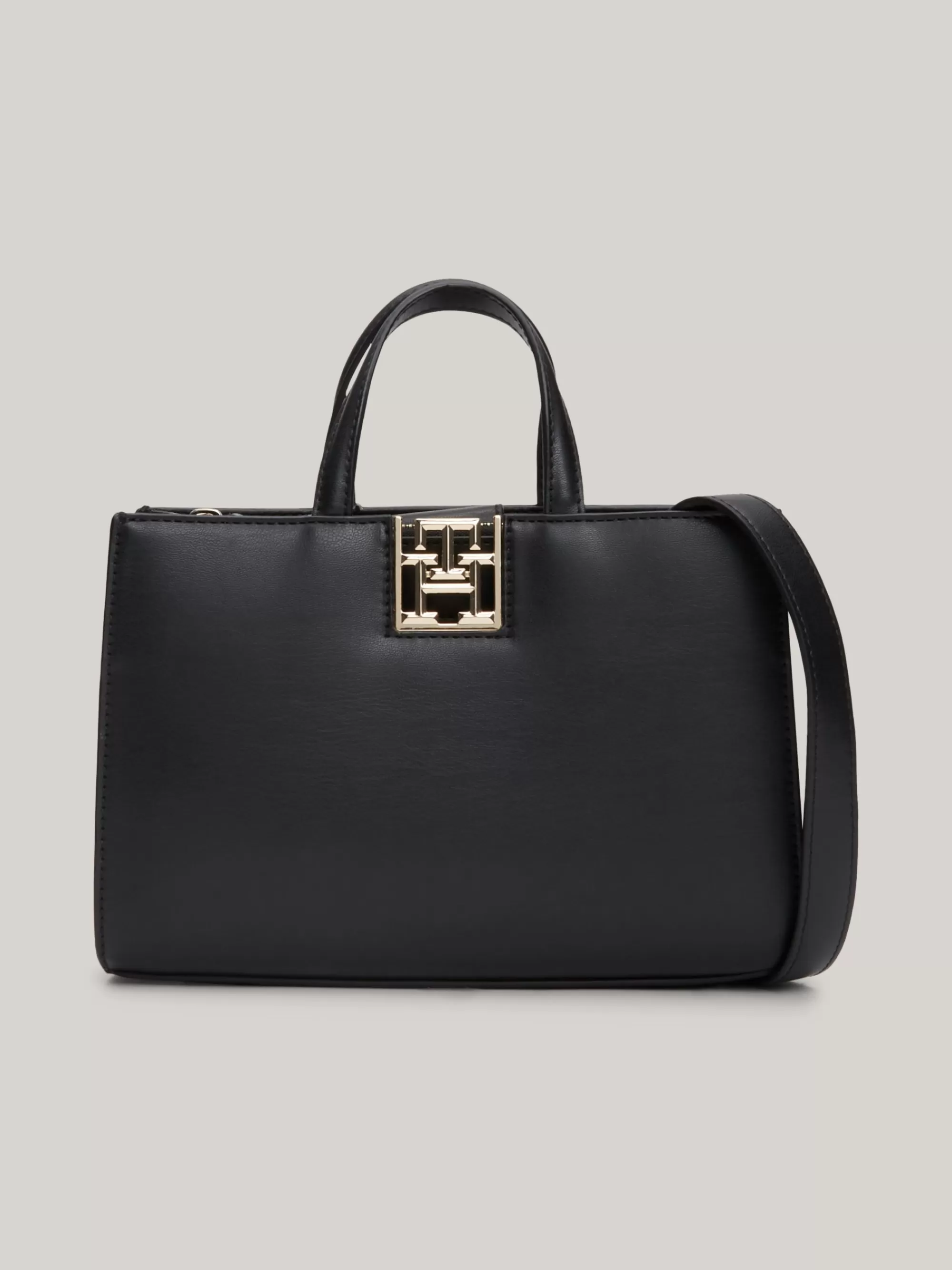 Shoppers*Tommy Hilfiger Kleine Shopper Met Crossbodyband BLACK