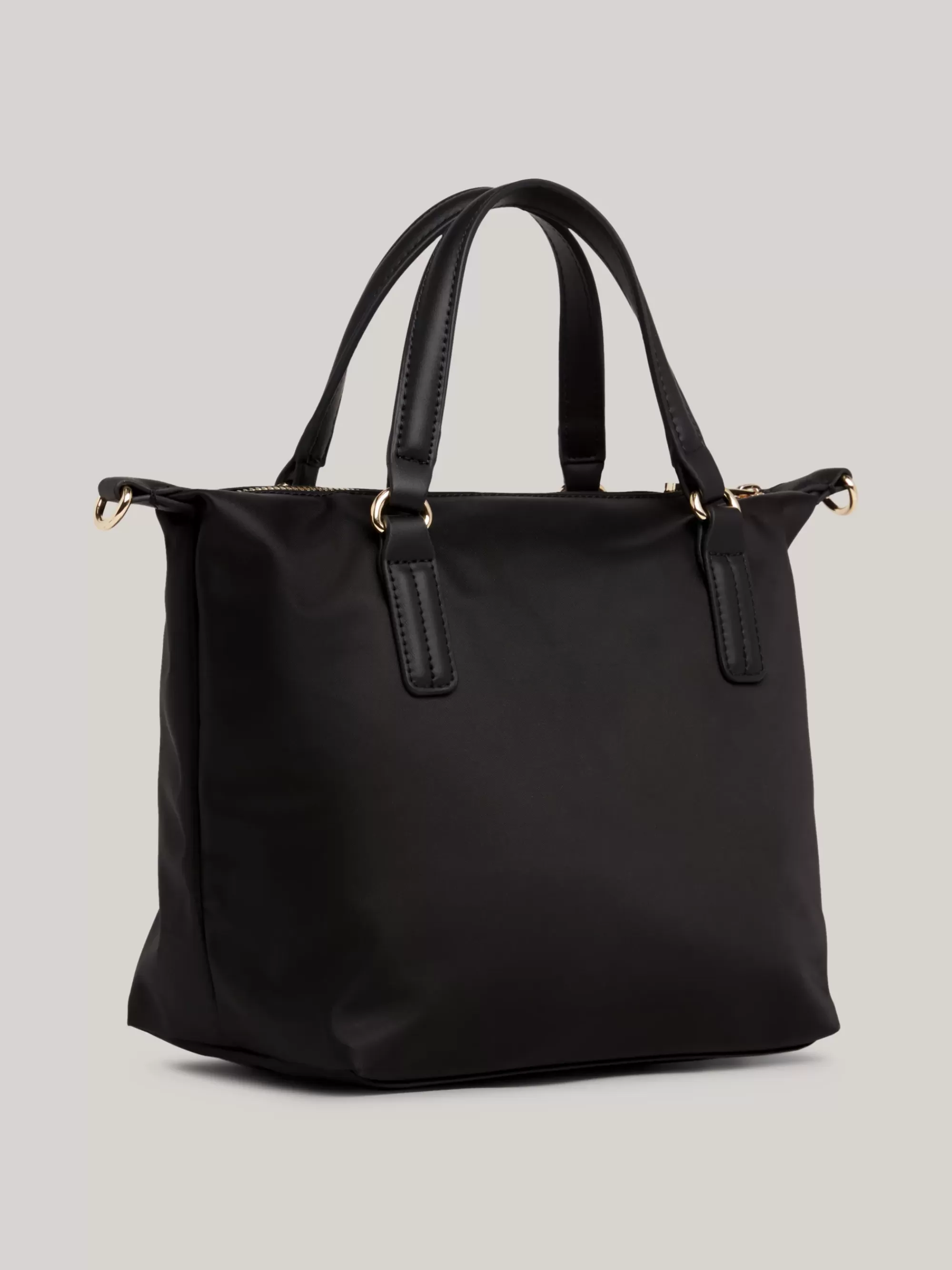 Shoppers*Tommy Hilfiger Kleine Shopper Met TH-embleem BLACK