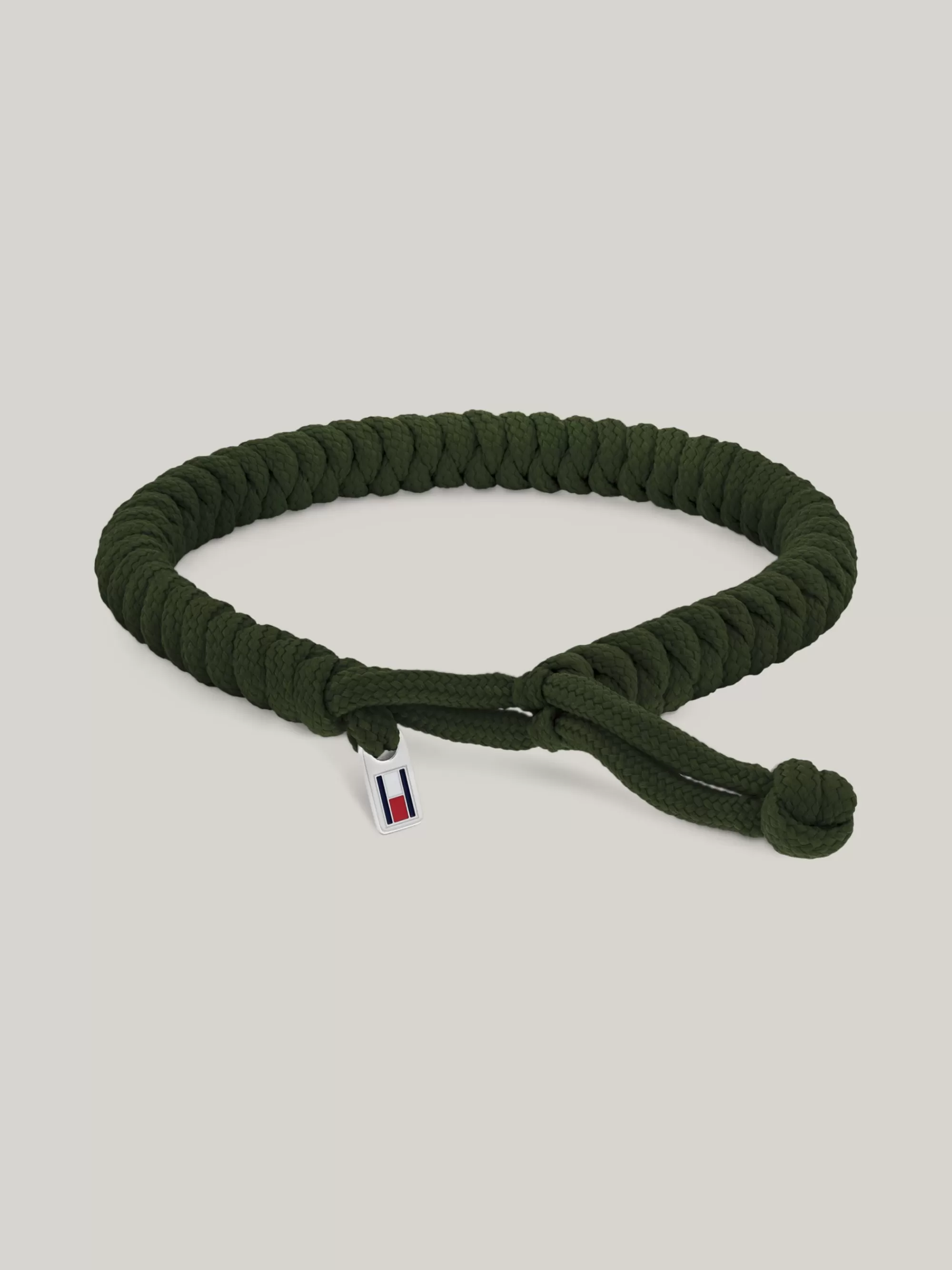 Sieraden & Manchetknopen*Tommy Hilfiger Koorddesign Armband Met Emaillen Vlag GREEN