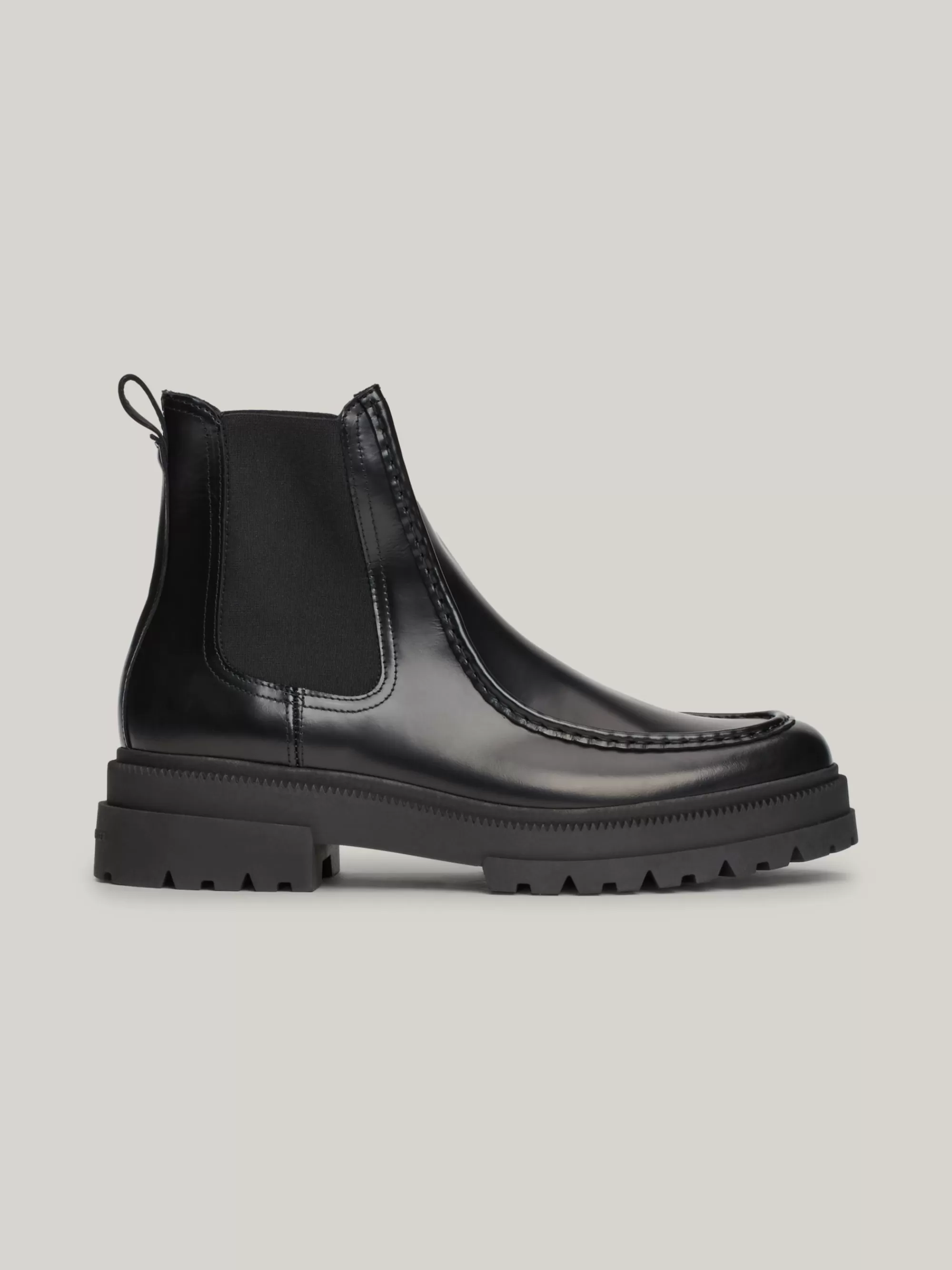 Chelsea Boots | Laarzen*Tommy Hilfiger Lakleren Chelsea Boot Met Chunky Profielzool BLACK