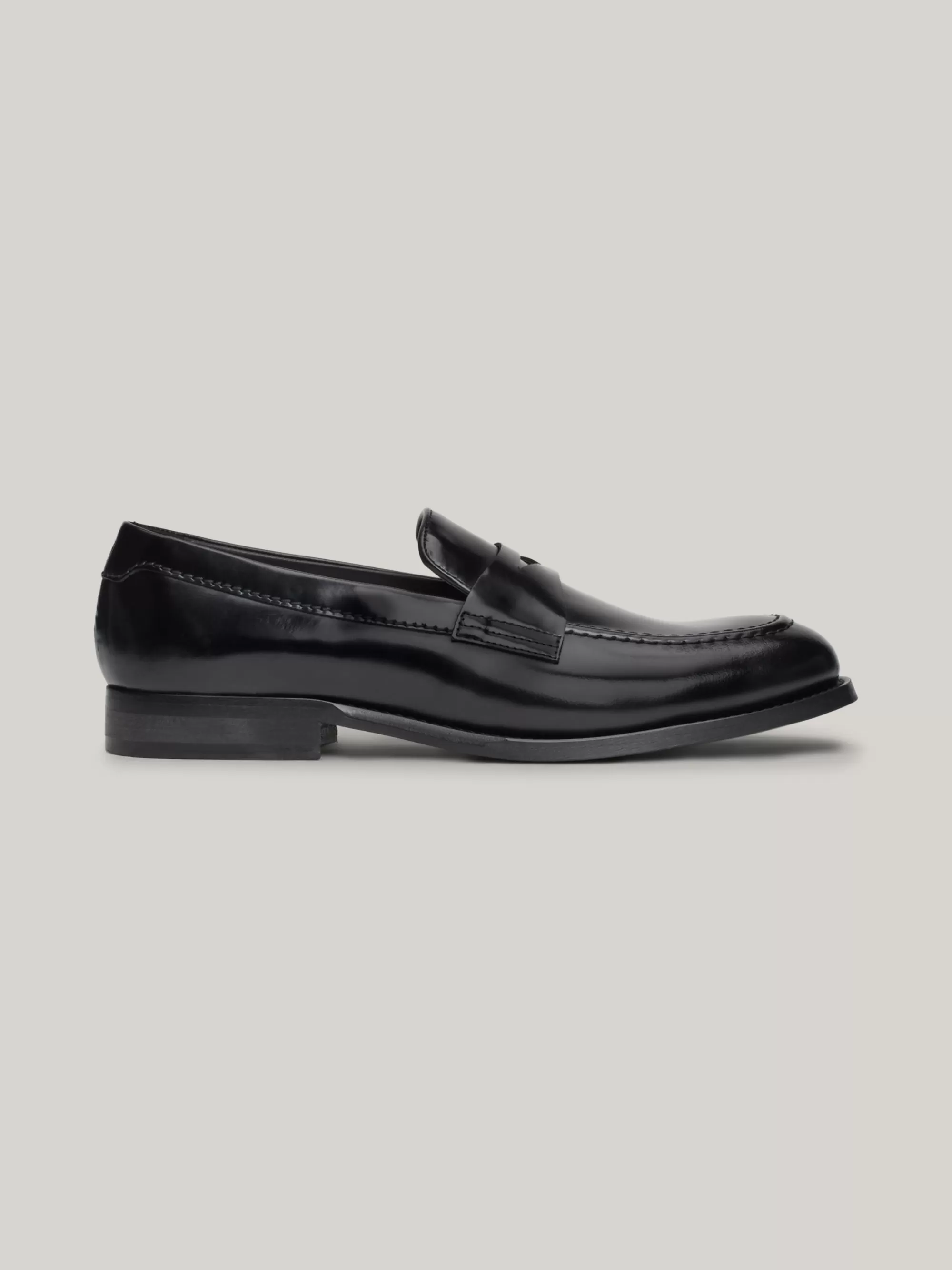 Formele Schoenen | Instappers*Tommy Hilfiger Lakleren Loafer BLACK