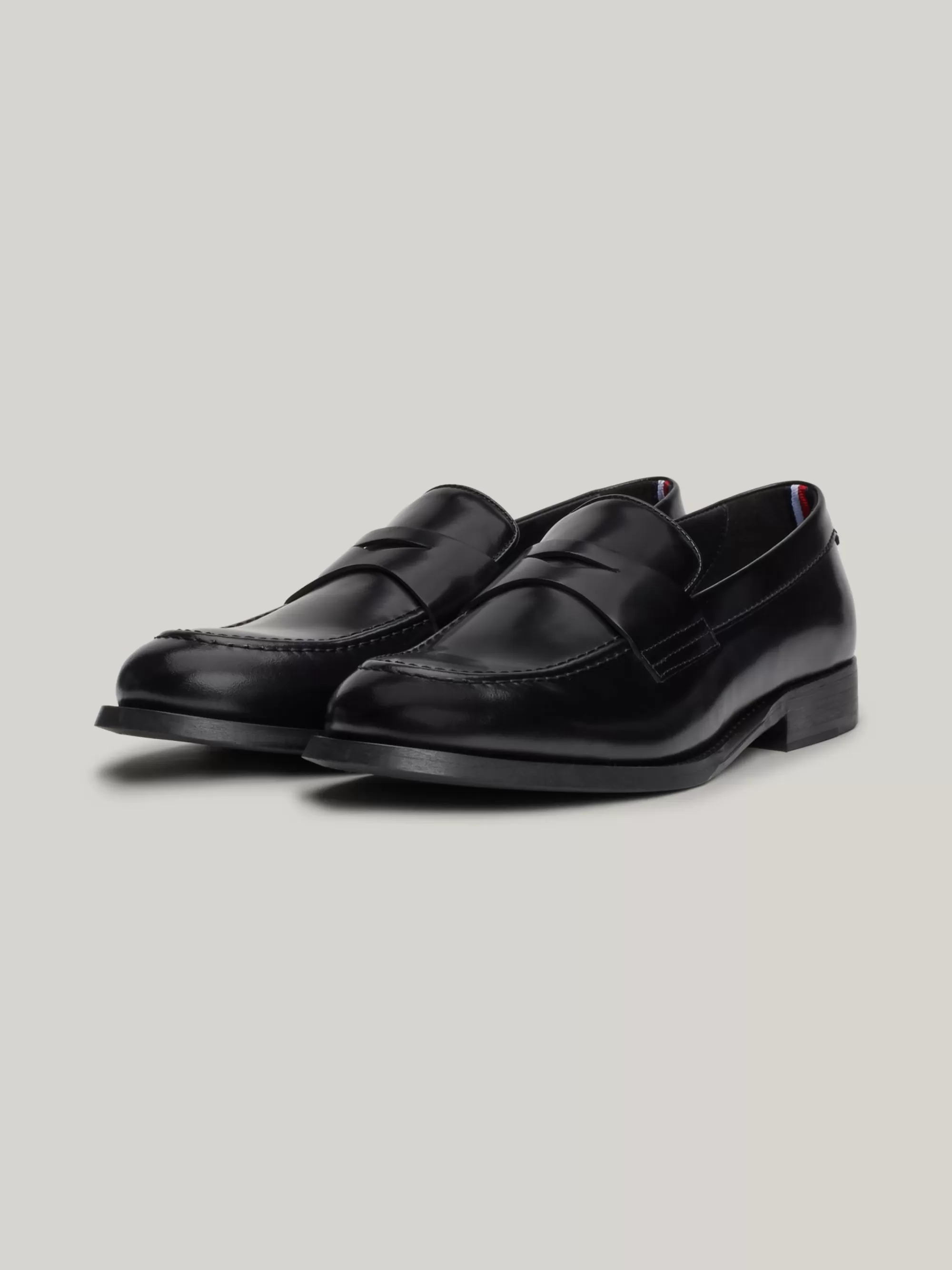 Formele Schoenen | Instappers*Tommy Hilfiger Lakleren Loafer BLACK