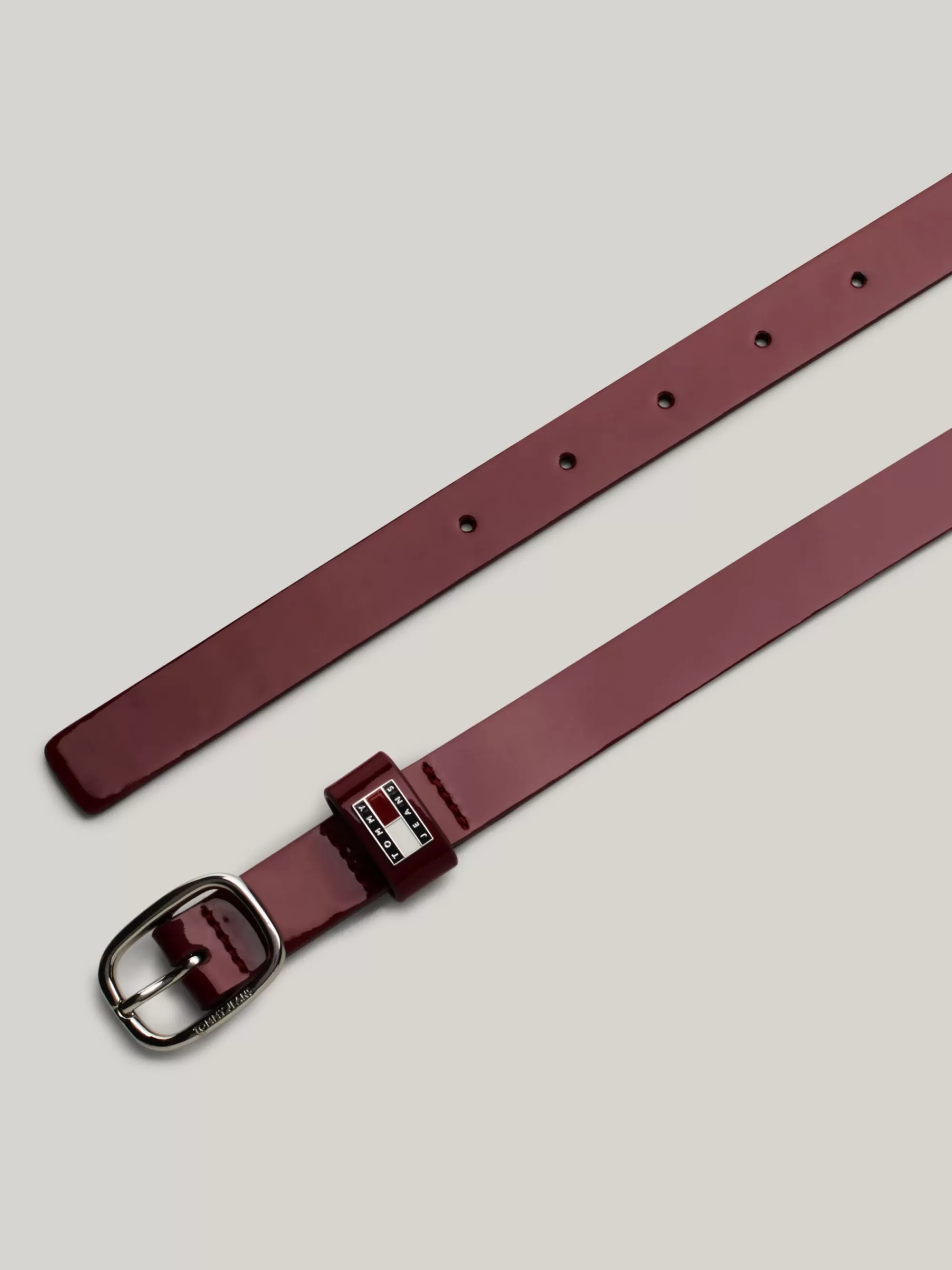 Riemen*Tommy Hilfiger Lakleren Riem Met Logo RED CARPET