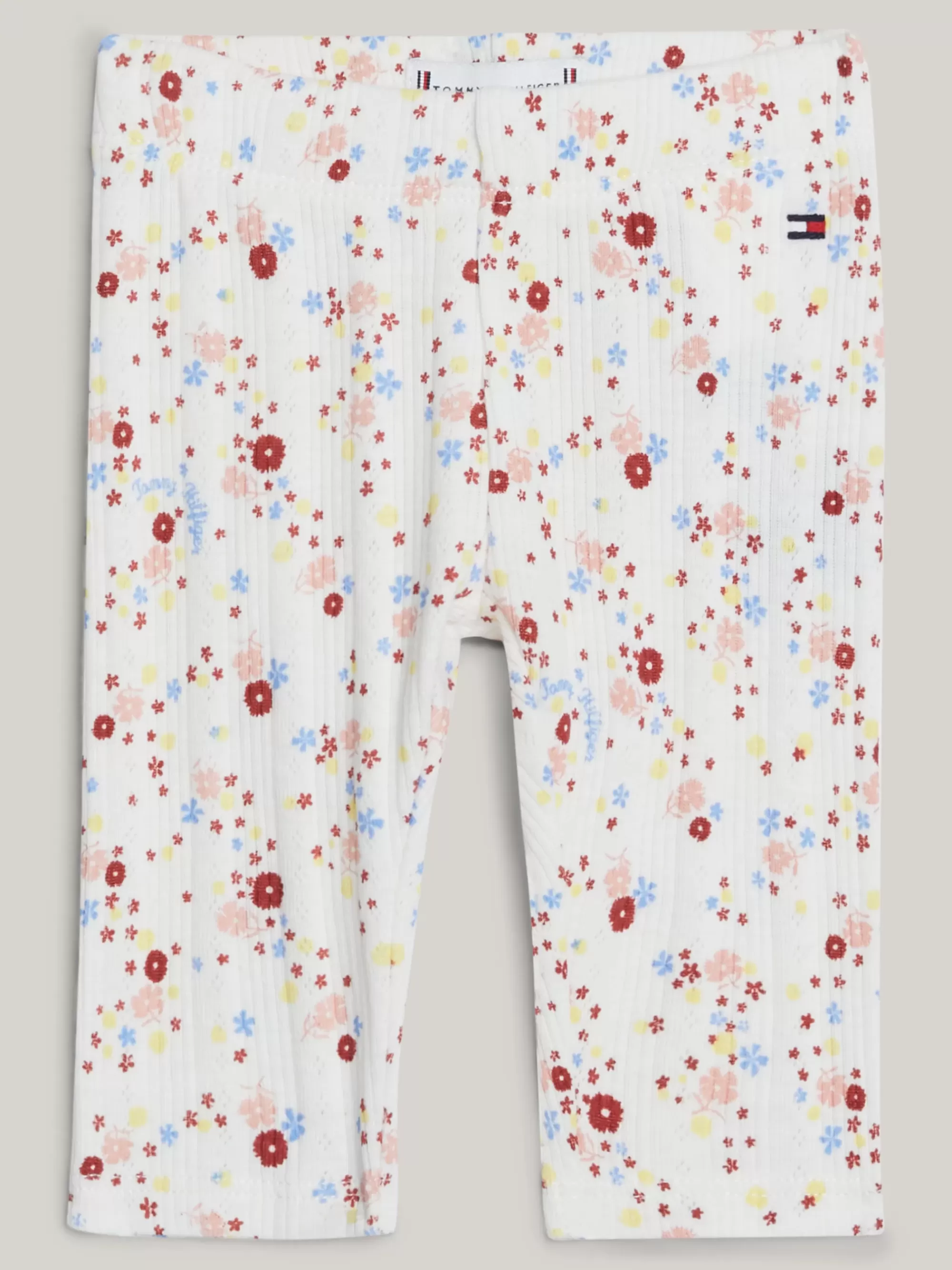Meisjes | Jongens*Tommy Hilfiger Lange Legging Met Gebloemd Pointelle-patroon ANCIENT WHITE FLOWER ALLOVER